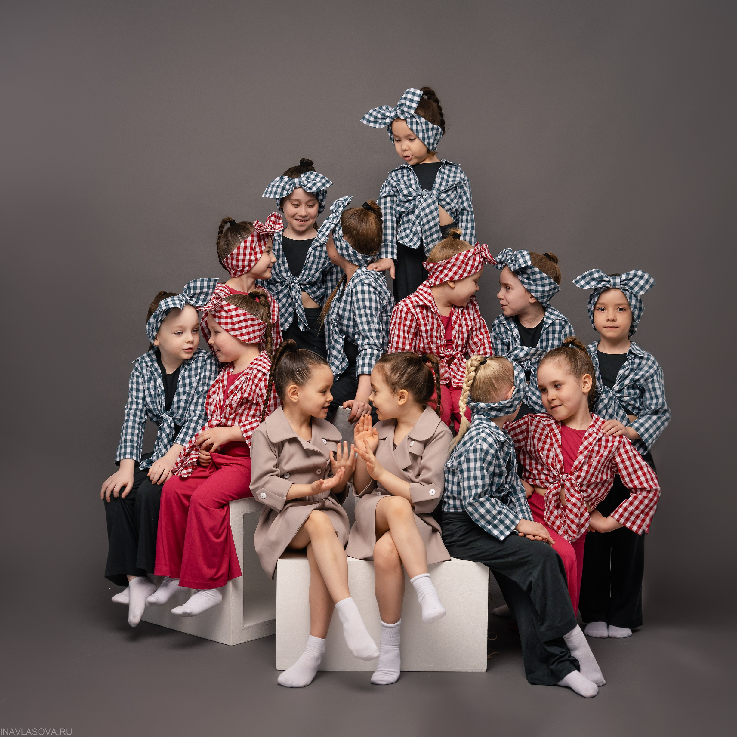 Колективная фотосессия для танцоров и спортменов Новосибирск