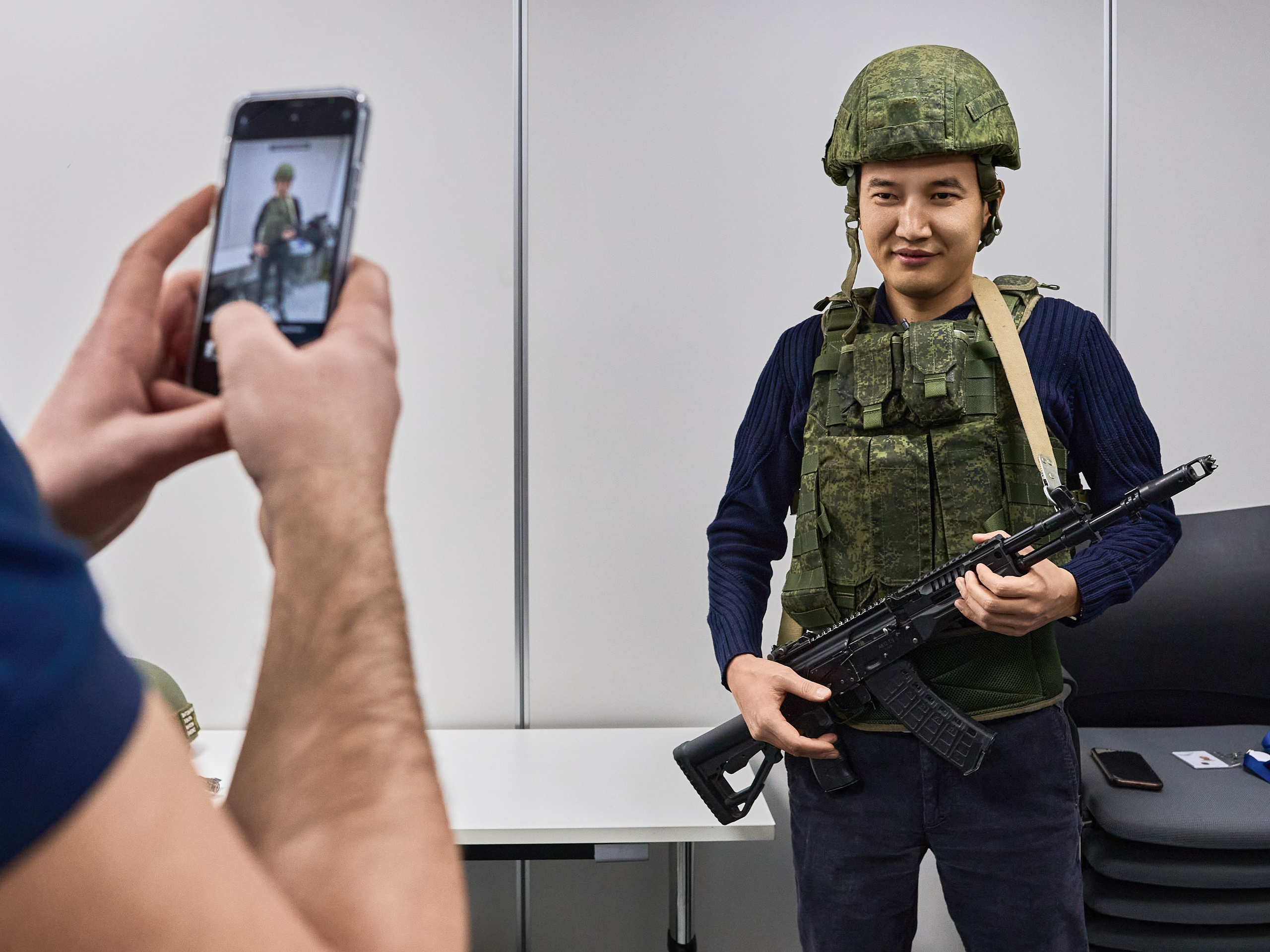 Репортажная фотосъёмка мастер-класса на День защитника Отечества. Фотограф в Москве Анастасия Баева