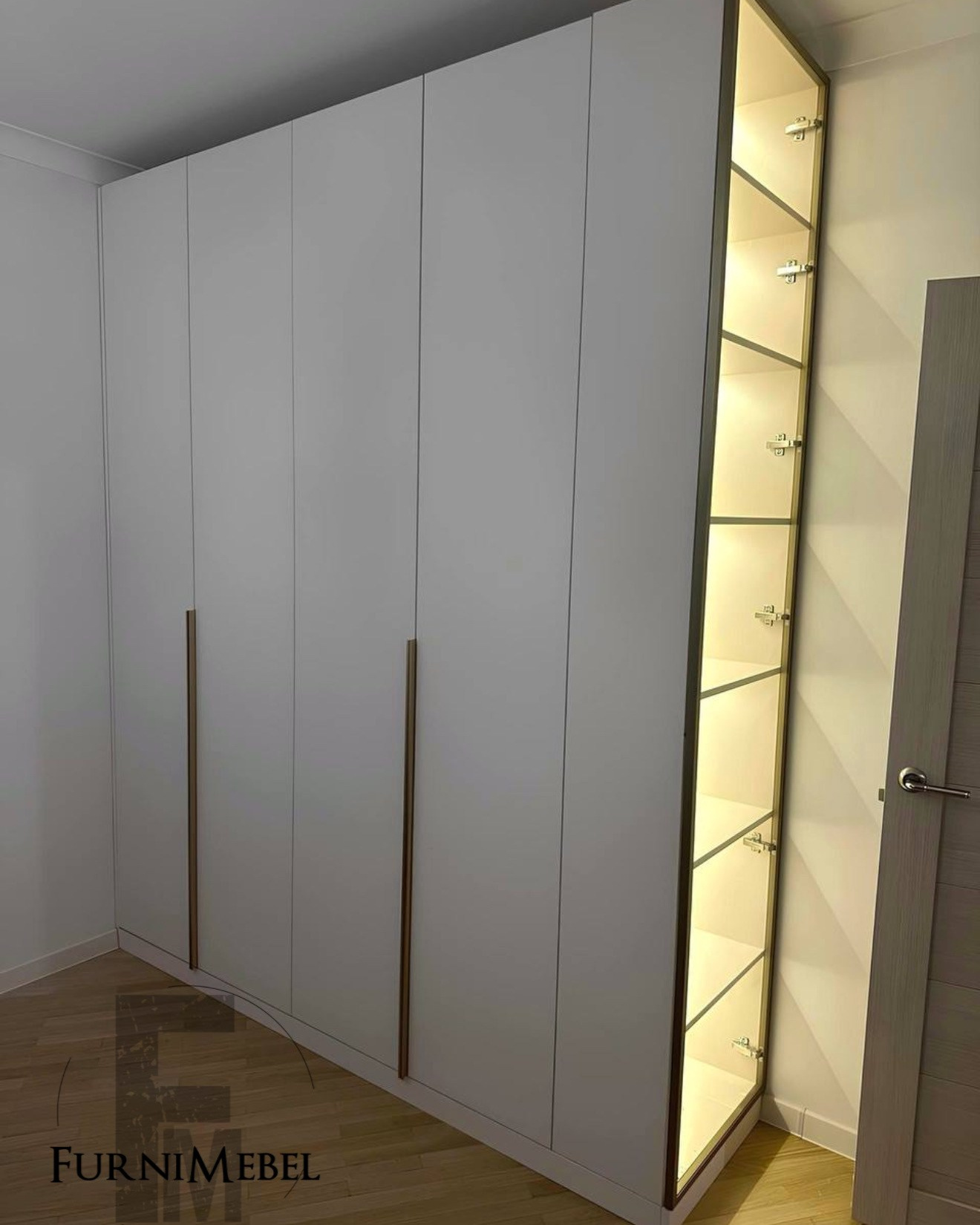 Шкафы в спальню, гостиную, детскую, ванную на заказ по индивидуальным размерам