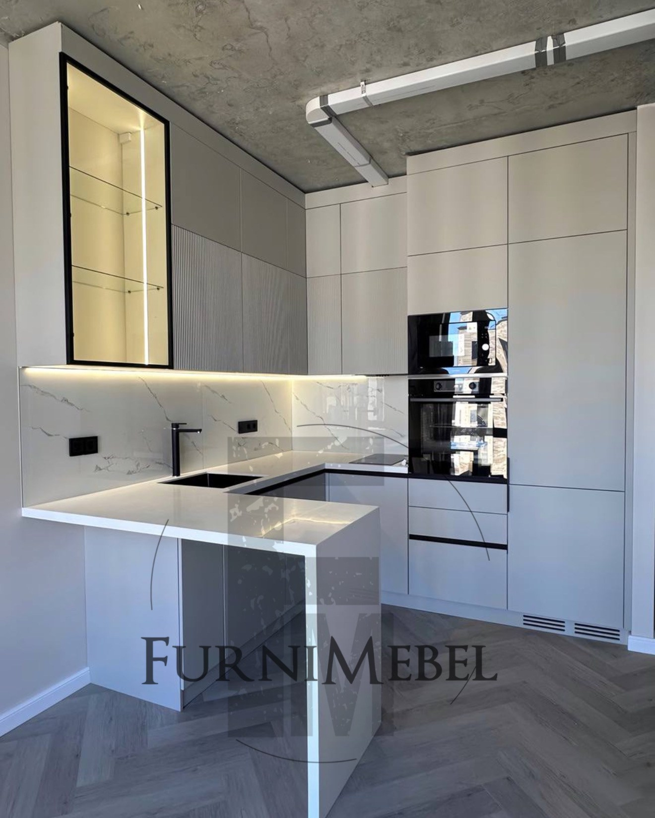 Кухня на заказ по индивидуальным размерам в Москве