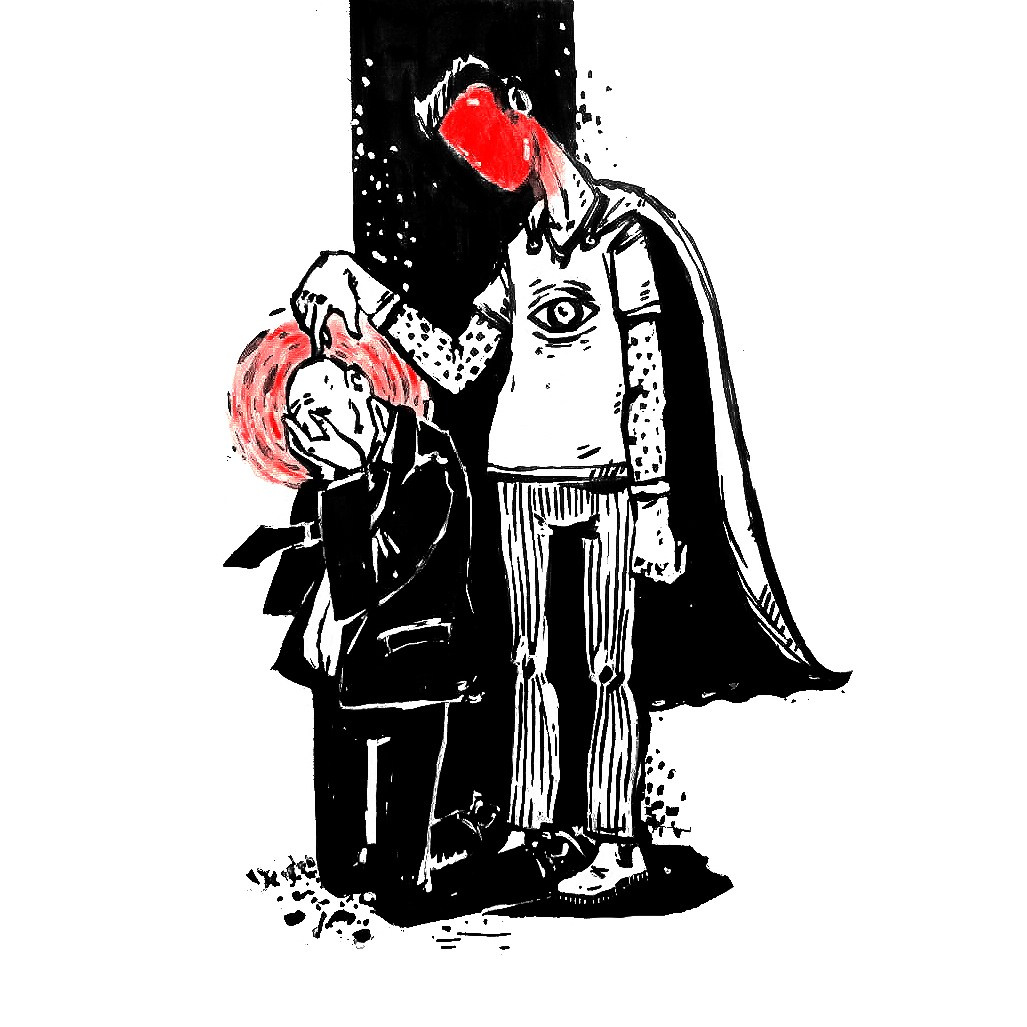 Городские герои. Художник Рыбак Николай