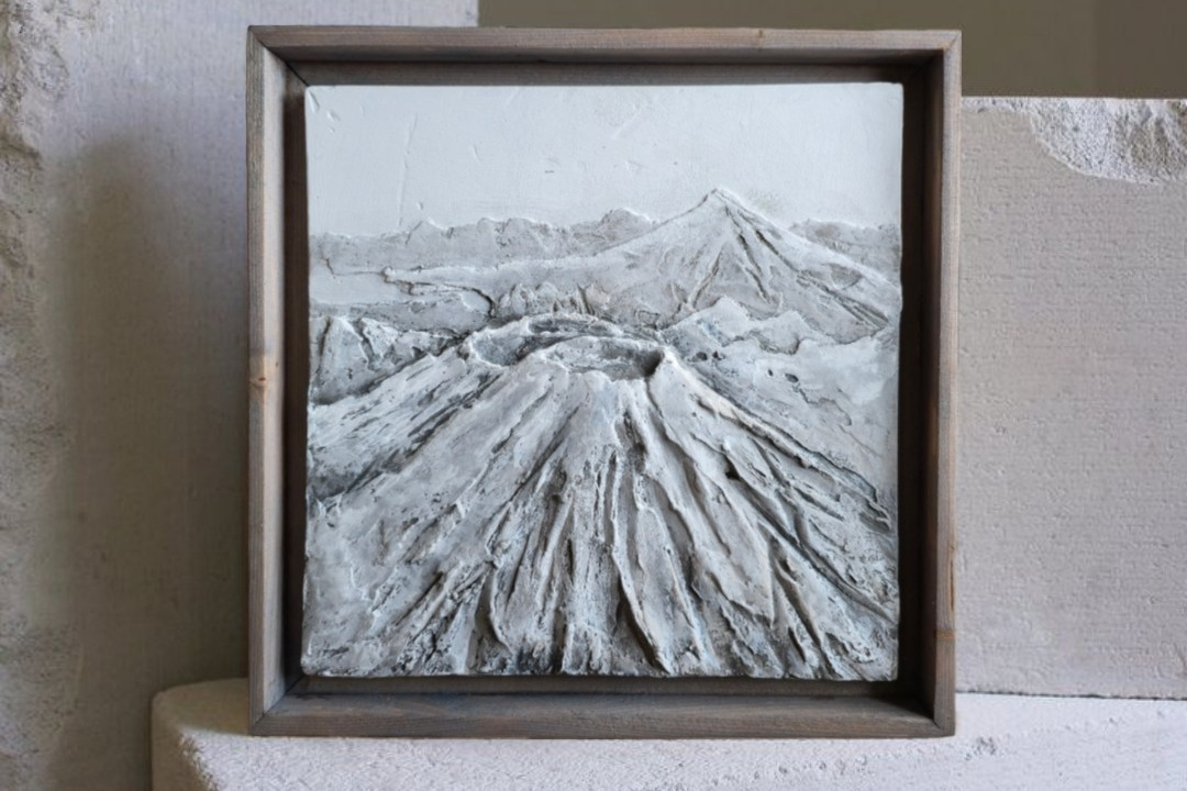 Вулканический дом. Авторские скульптурные панно на заказ | Художник-скульптор ᒪᗩ•ᕲᑌШᗩ (ВЛада)