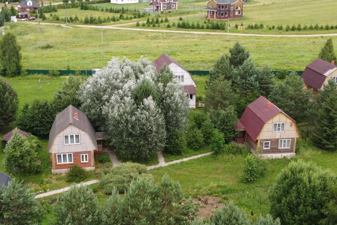 Вид с высоты на Шалово-парк Серебряные ключи