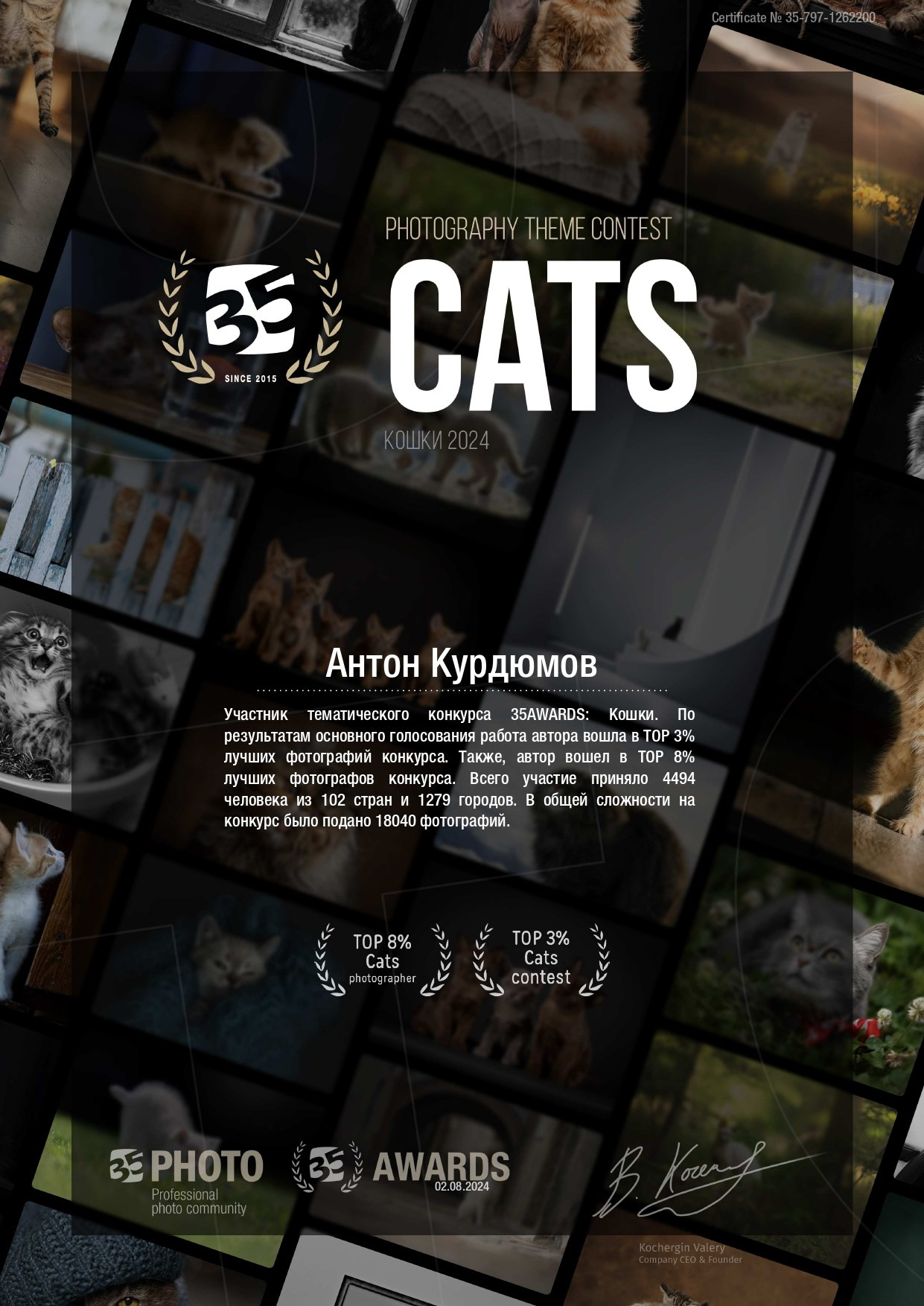 Награды за участие в конкурсах фотографов — Антон Курдюмов. Фотограф в Хабаровске Антон Курдюмов FOTO-27.RU