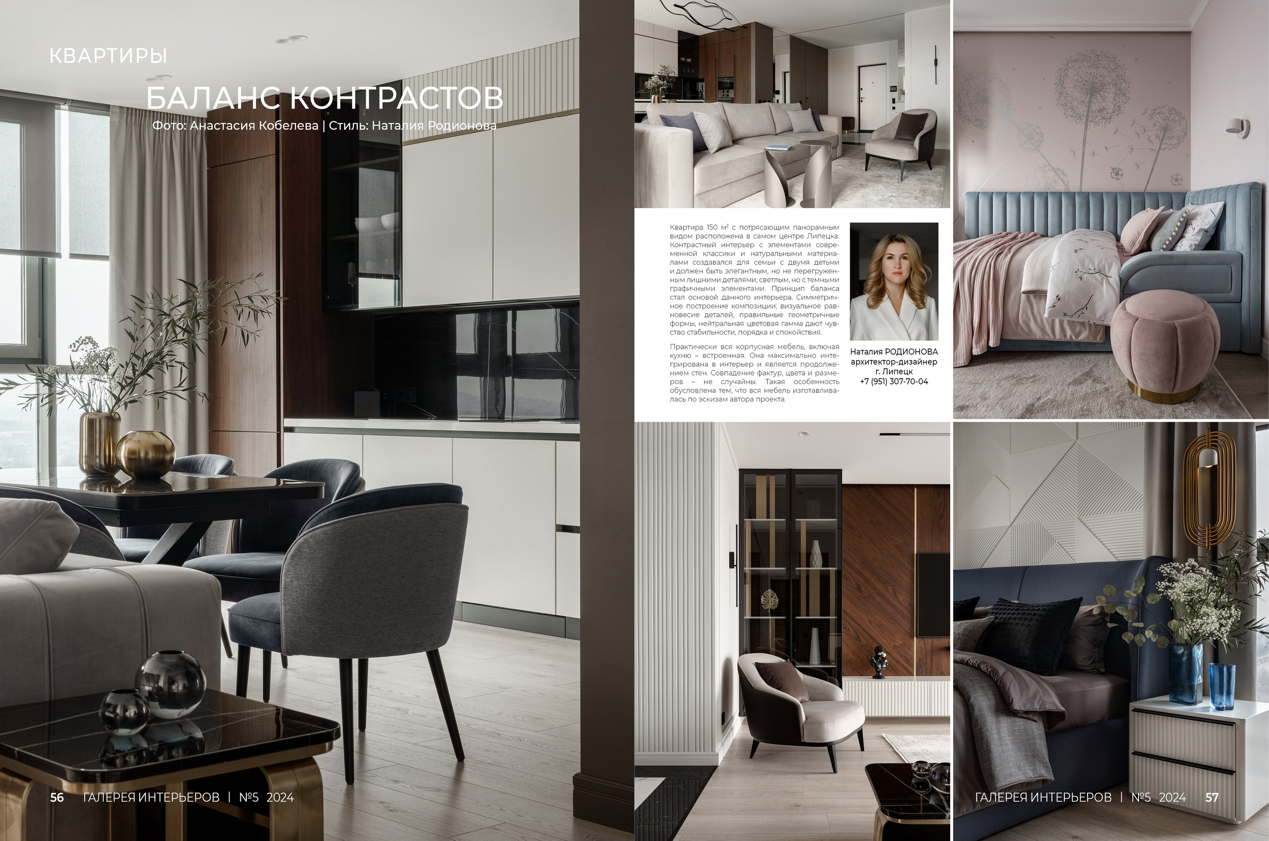 Публикация в журнале «Галерея Интерьеров». FORMULA design & architecture