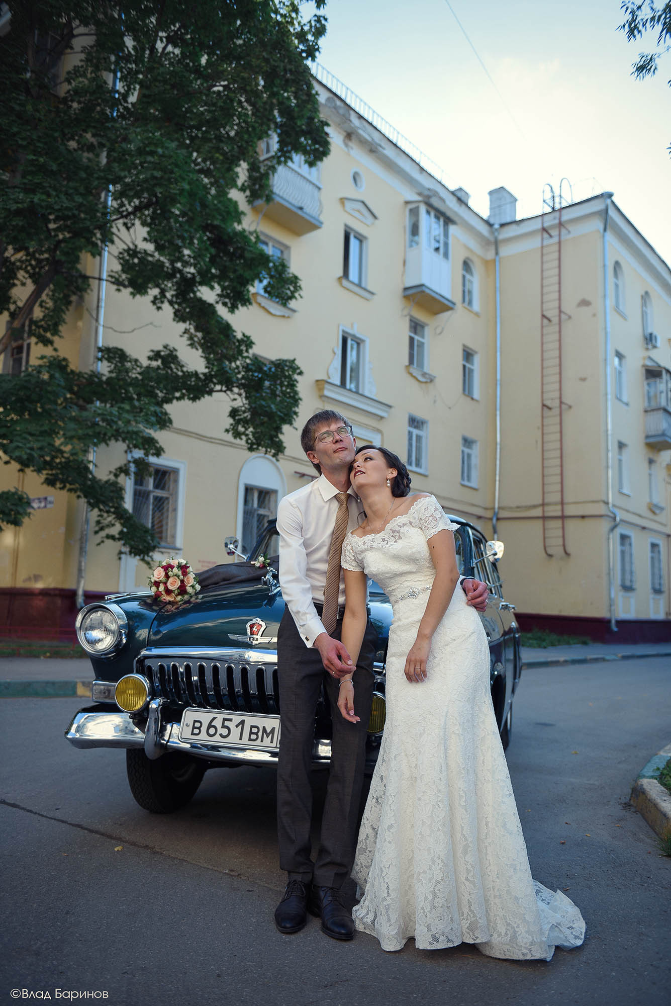 Свадебная фотосессия в ретро стиле