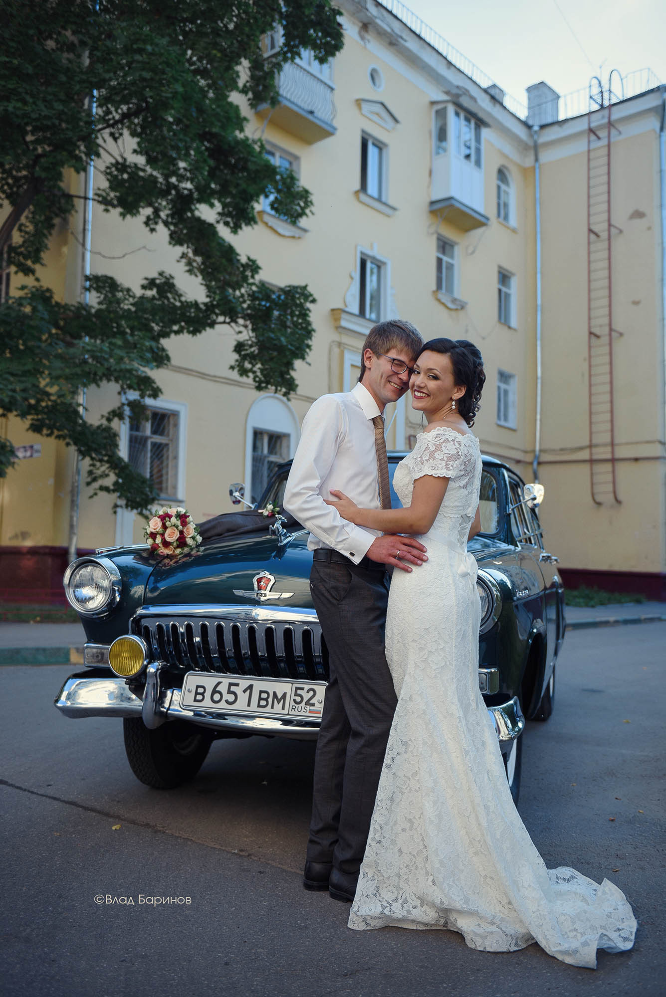 Свадебная фотосессия в ретро стиле