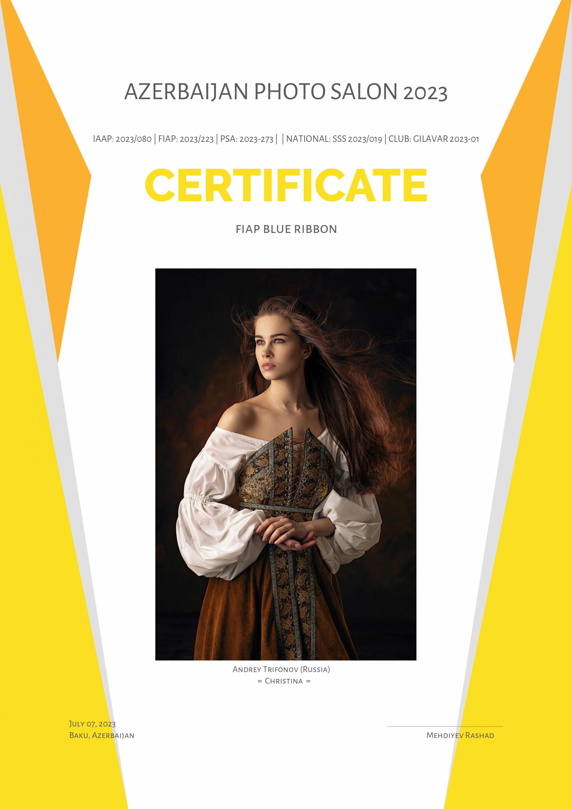 Мои заслуги. Портретный фотограф в Самаре Андрей Трифонов