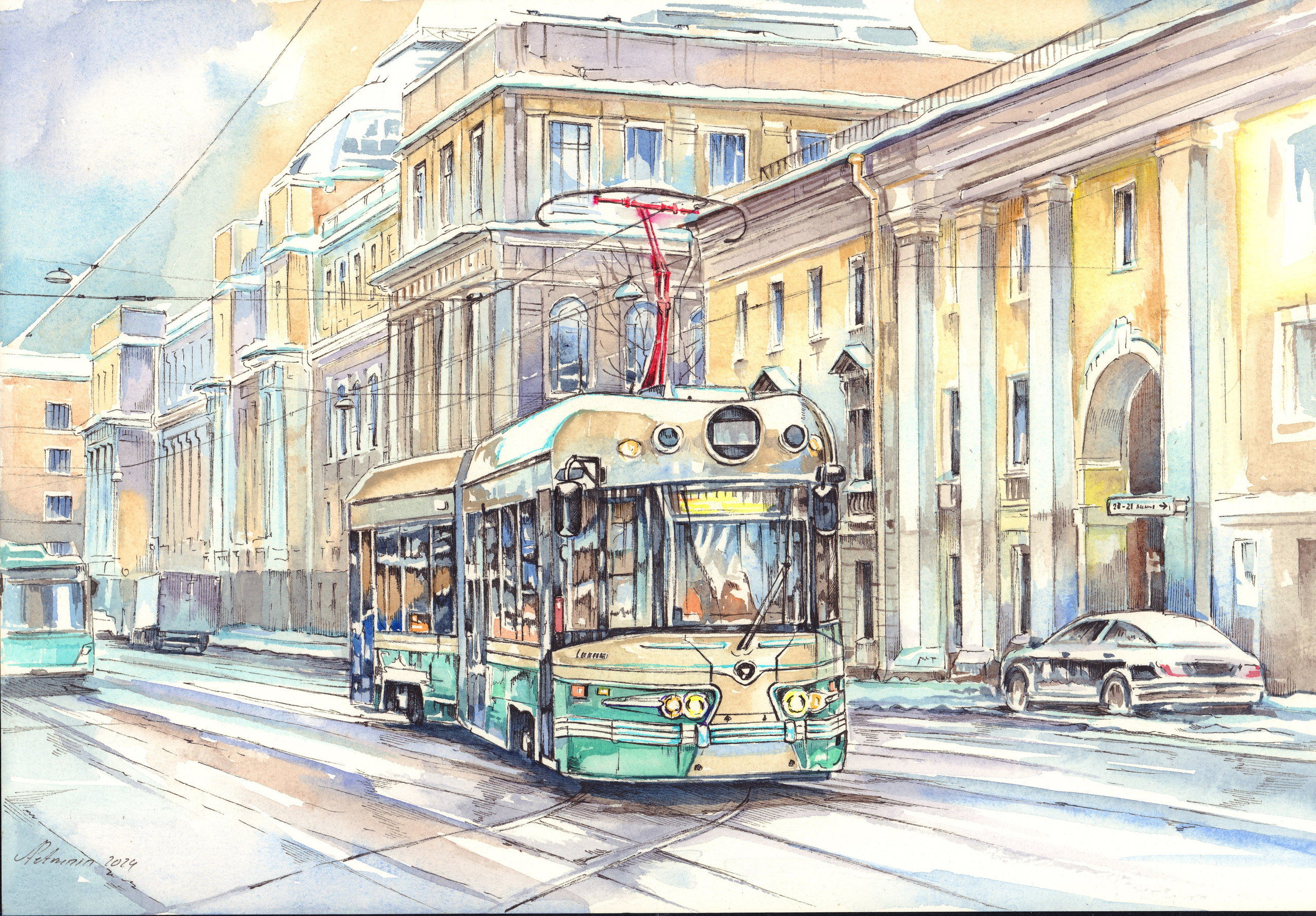 Контакты. Художник Александр Петрунин