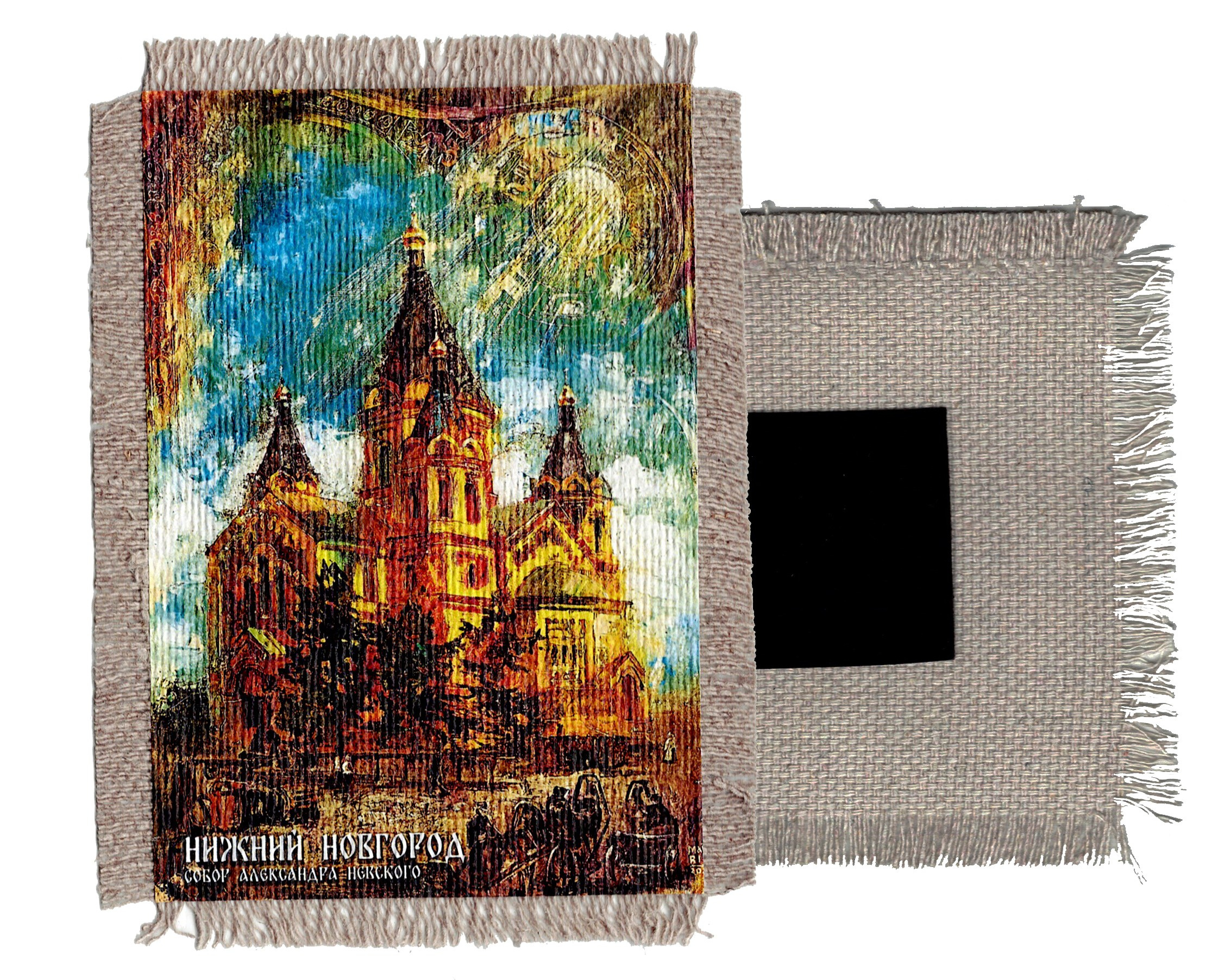 Магниты на холсте. Художник Марина Новосельская