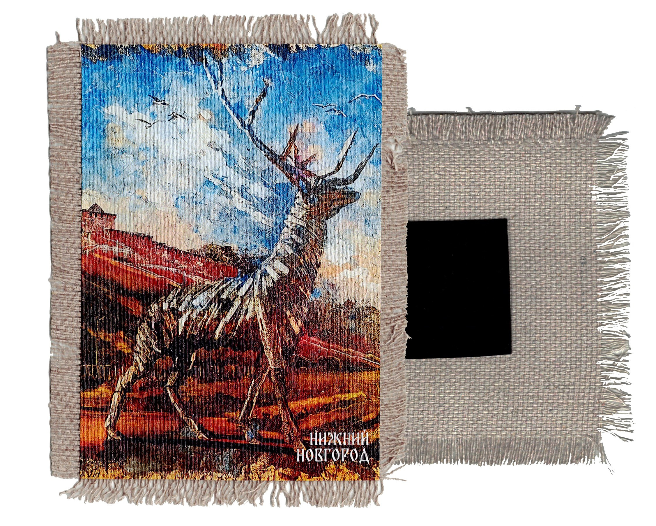 Магниты на холсте. Художник Марина Новосельская