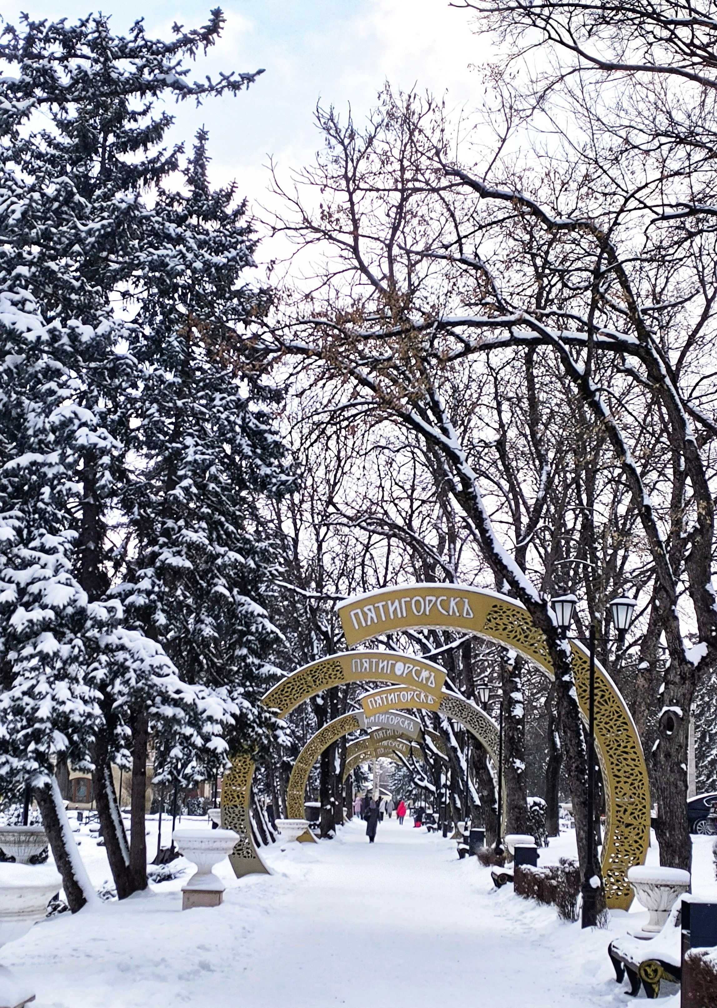 Снегопад в Пятигорске. Зимнее КМВ. Красота Кавказа в каждом кадре. Фотосайт Андрея Прокопенко