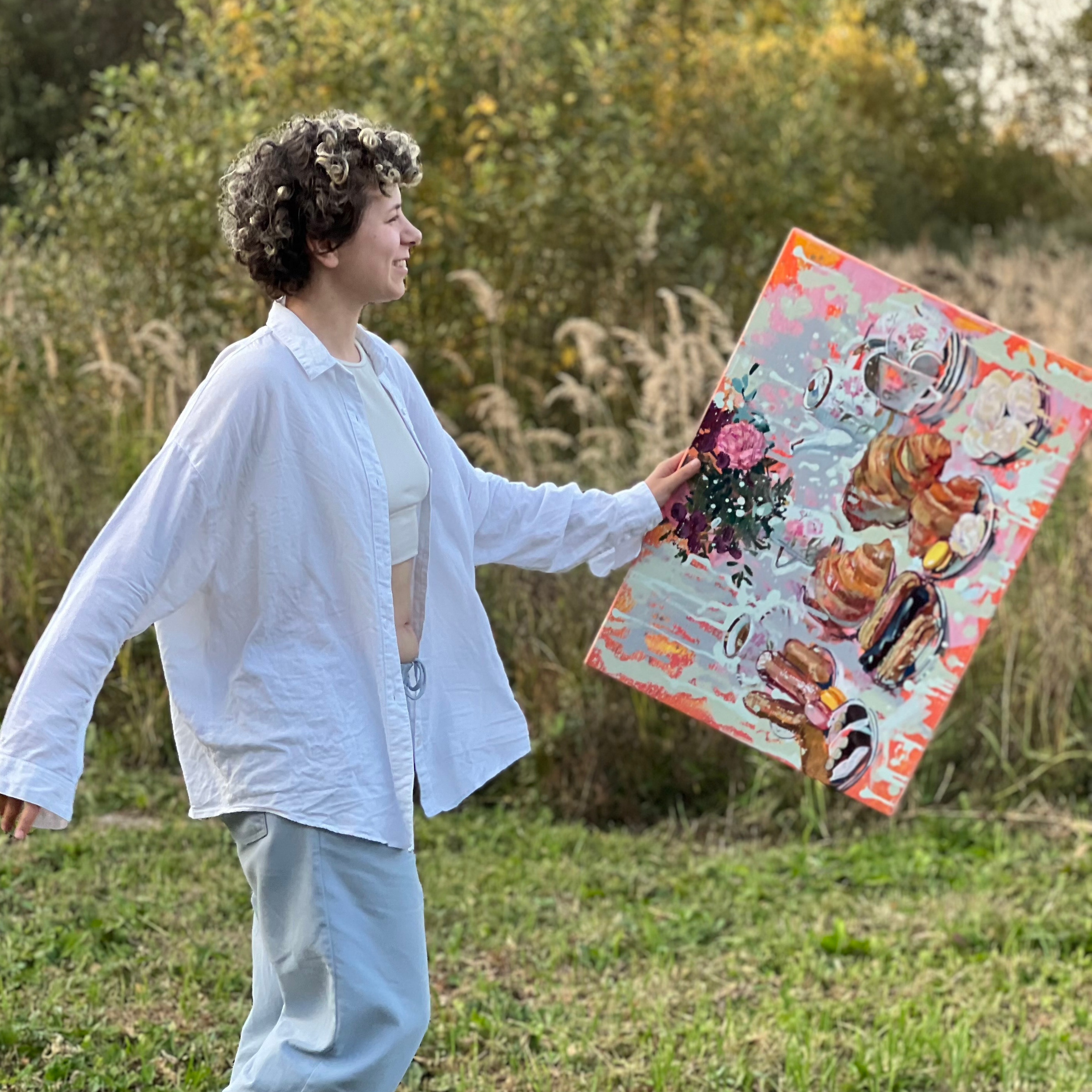 Acryl. Artist Anna Khopta. Oil and Acrylic Paintings. Moscow