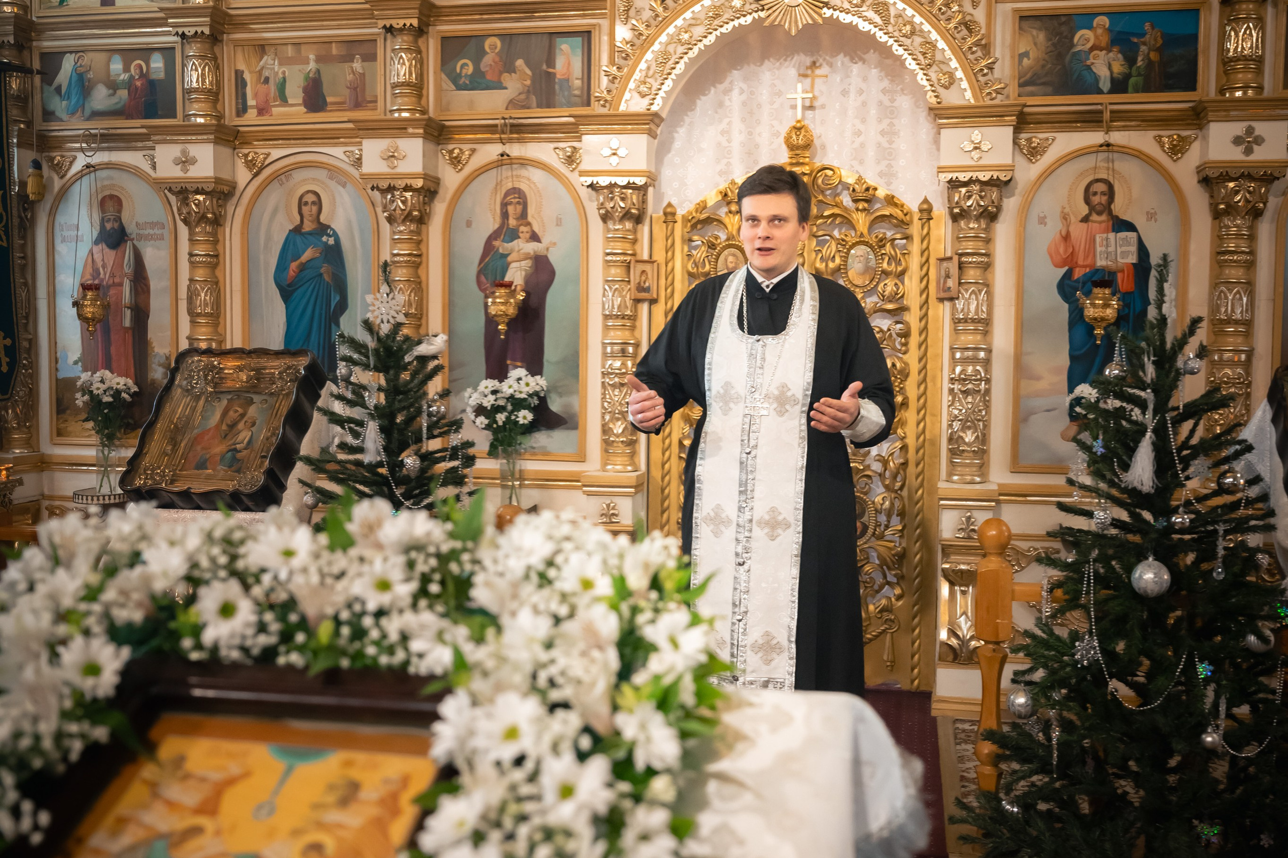 СЪЕМКИ — 2024. Антон и Татьяна Денисенко — В храме