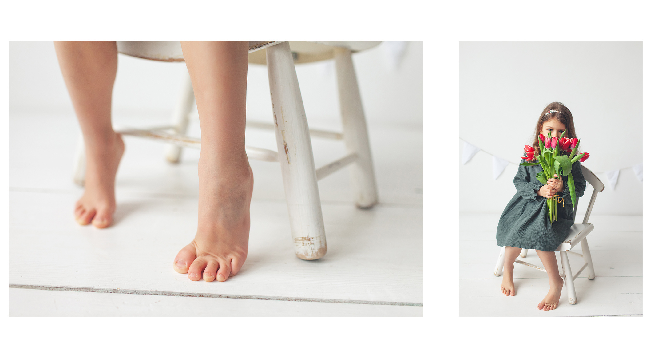 Весенний "Детский портрет" для маленькой четырёхлетней принцессы в Bab. Детский фотограф в Самаре