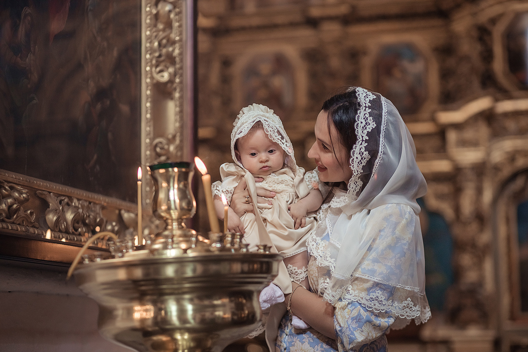 Таинство Крещения Москва. Фотограф Ростов-на-Дону Москва