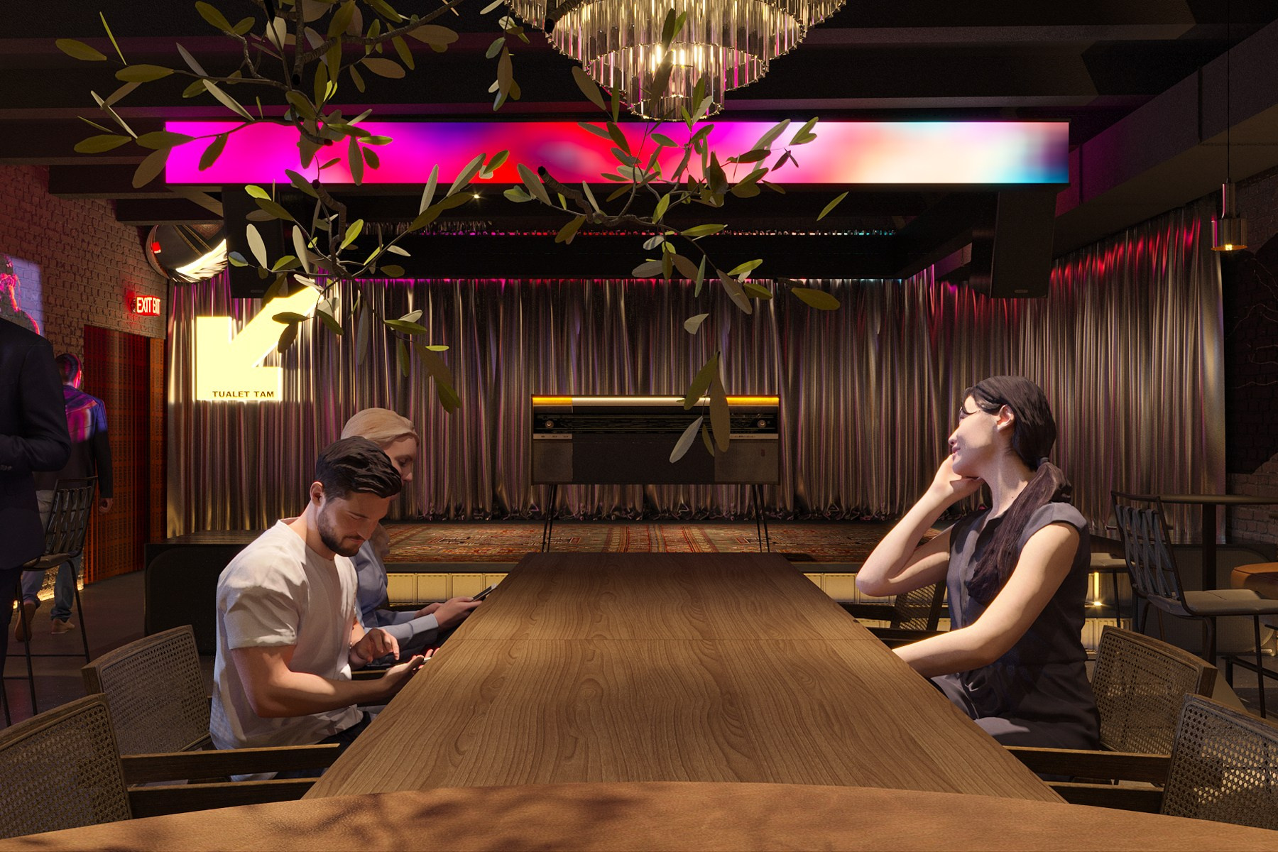 ЦЕХ / пространство для вечеринок на месте старой кондитерской фабрики, 300 м². Rezells Architects — студия дизайна жилых и коммерческих интерьеров