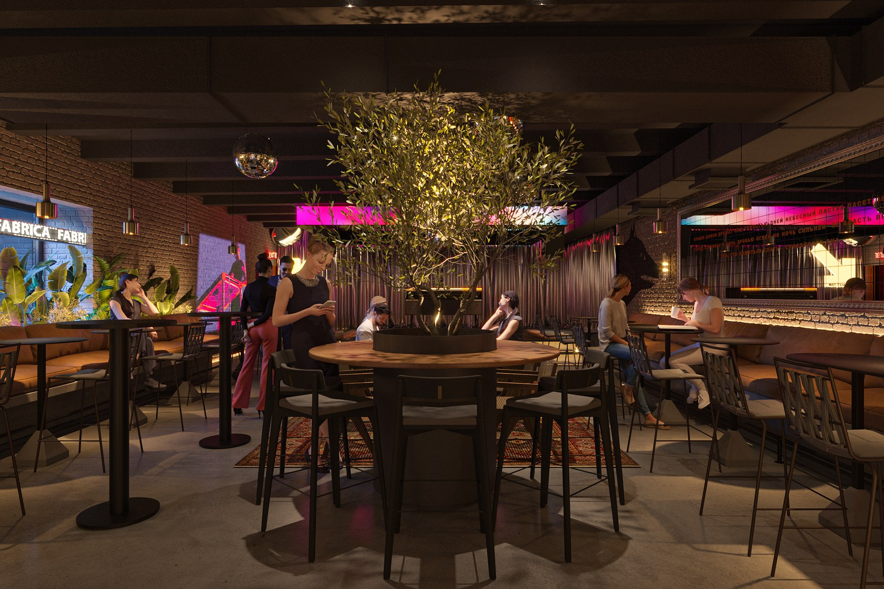 ЦЕХ / пространство для вечеринок на месте старой кондитерской фабрики, 300 м². Rezells Architects — студия дизайна жилых и коммерческих интерьеров