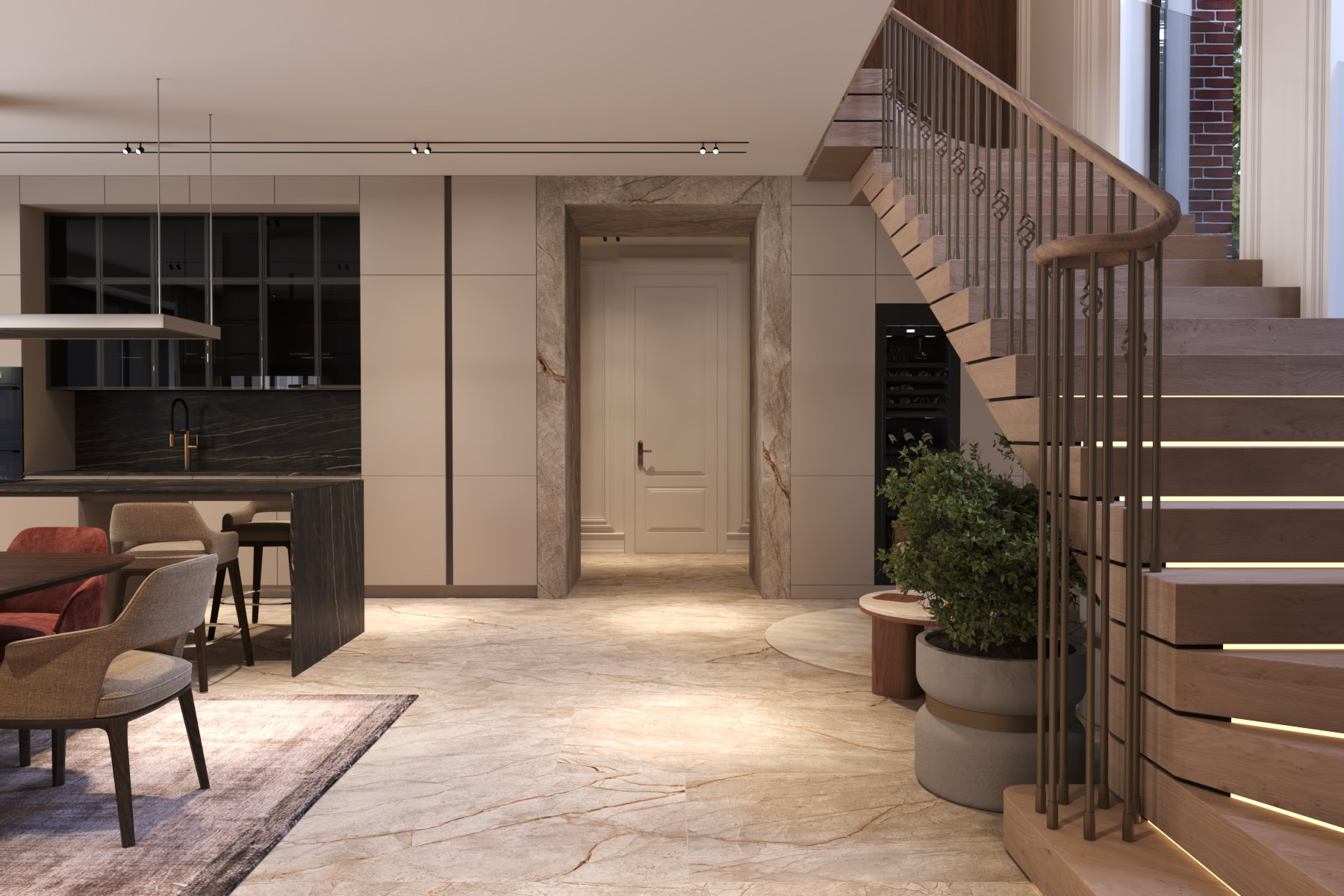 РЕЗИДЕНЦИЯ RED HOUSE / коттедж, 320 м². Rezells Architects — студия дизайна жилых и коммерческих интерьеров