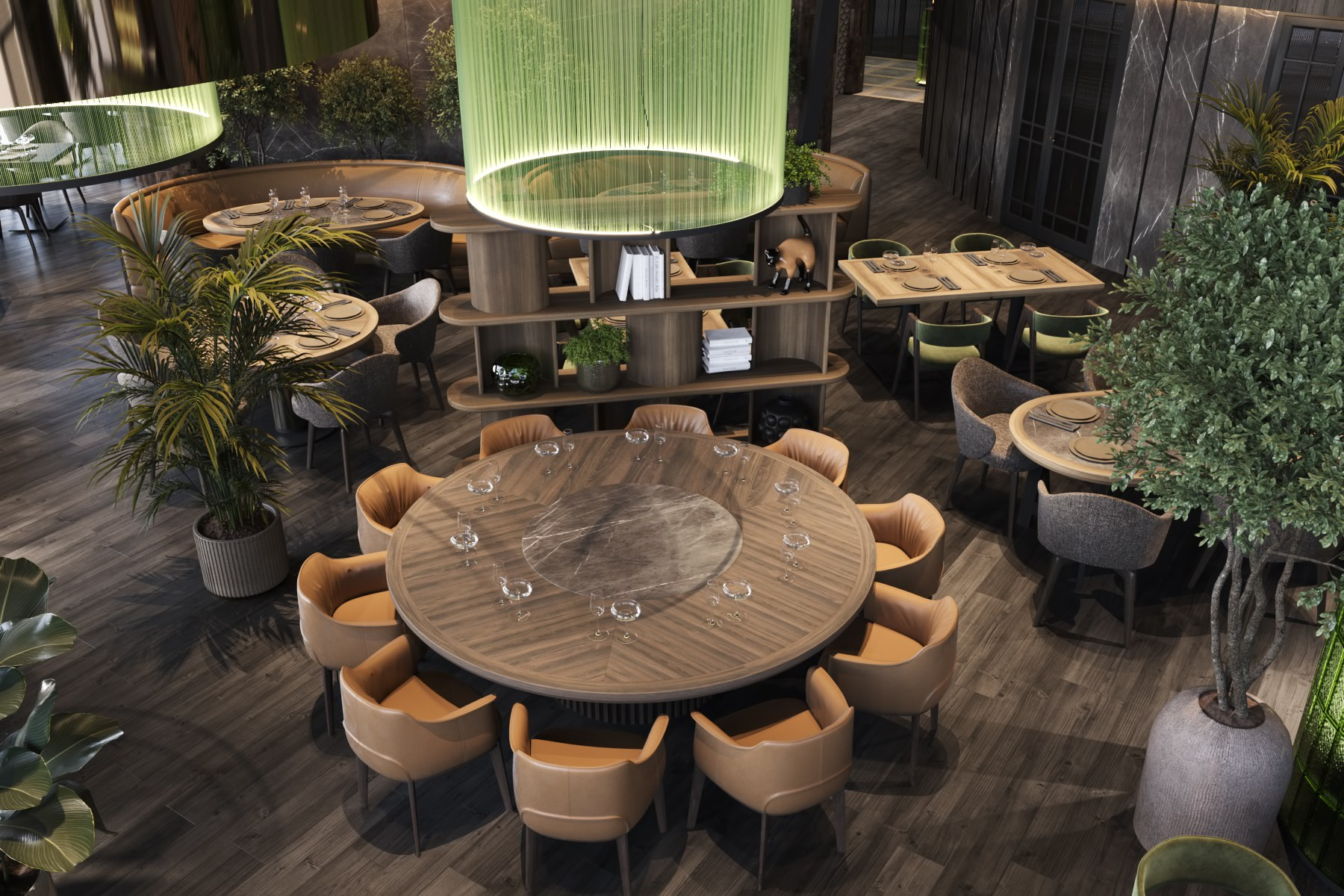 LOOM / ресторан, 380 м². Rezells Architects — студия дизайна жилых и коммерческих интерьеров