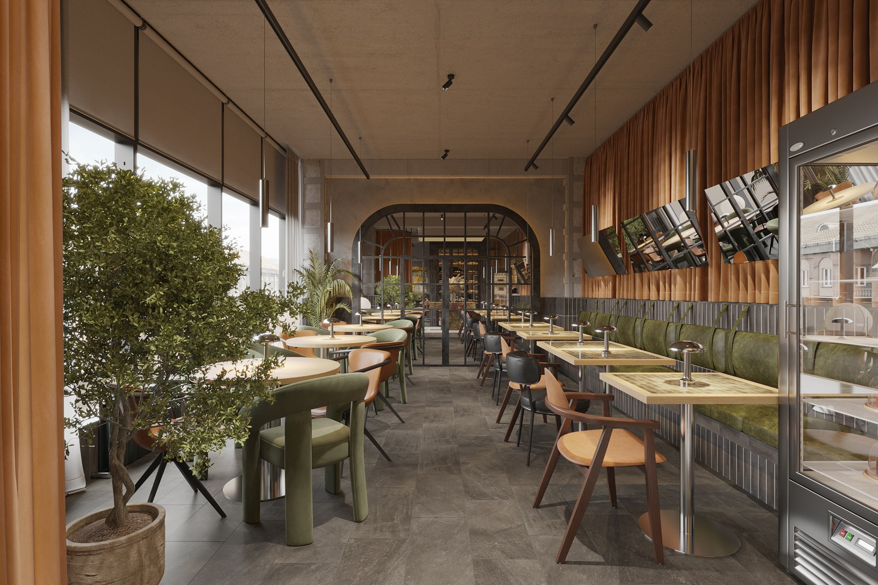 EMILIA by GORDOST / гастробистро, 80 м². Rezells Architects — студия дизайна жилых и коммерческих интерьеров