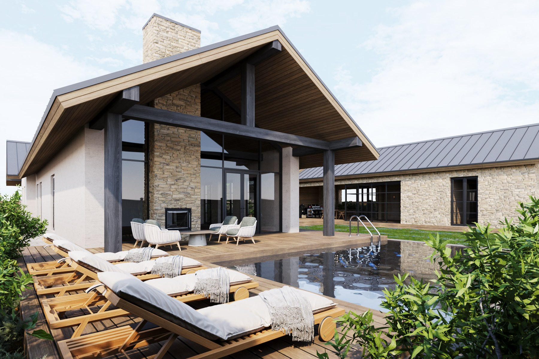 Загородная резиденция «Палитра». Rezells Architects — студия дизайна жилых и коммерческих интерьеров