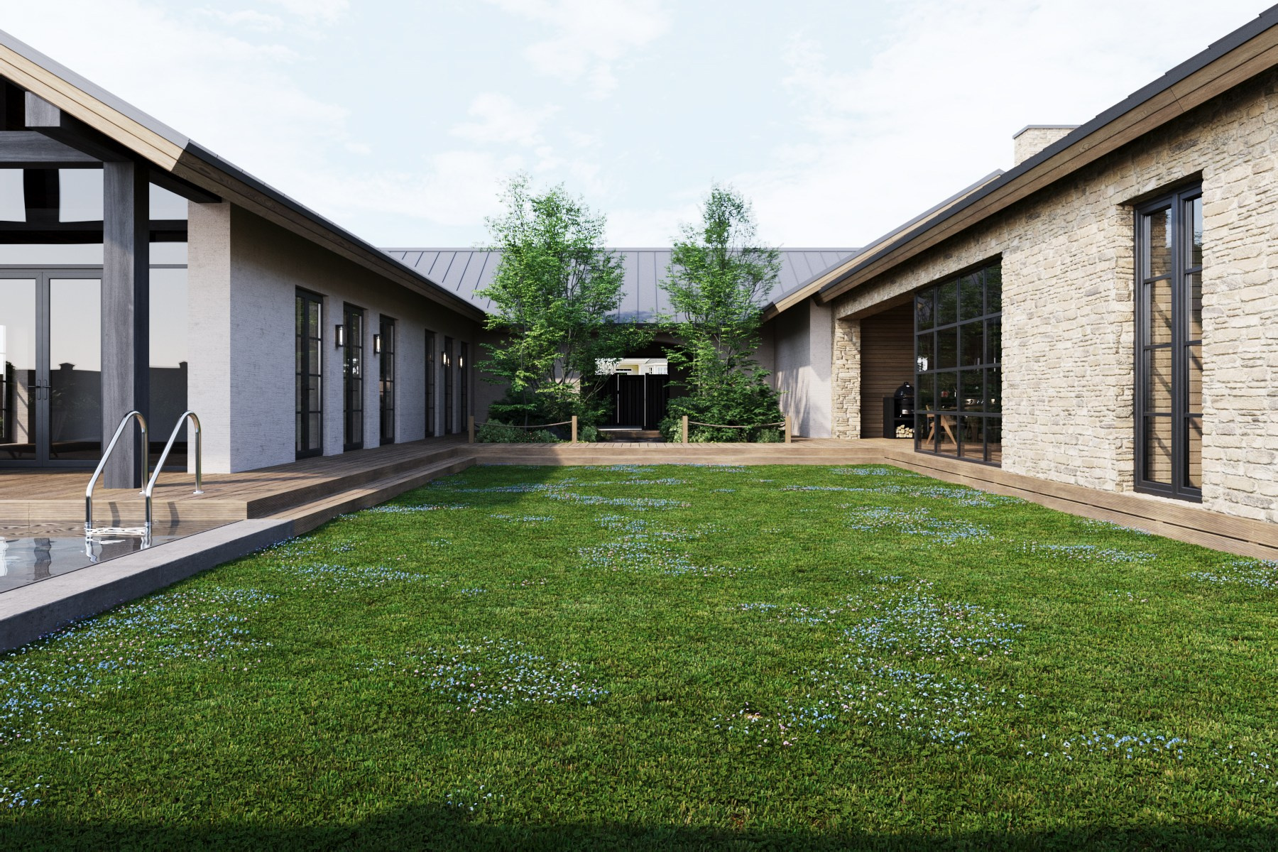 Загородная резиденция «Палитра». Rezells Architects — студия дизайна жилых и коммерческих интерьеров