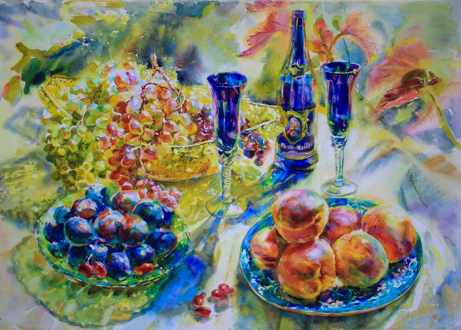 НАТЮРМОРТЫ. Свет акварели Галины Поплавской