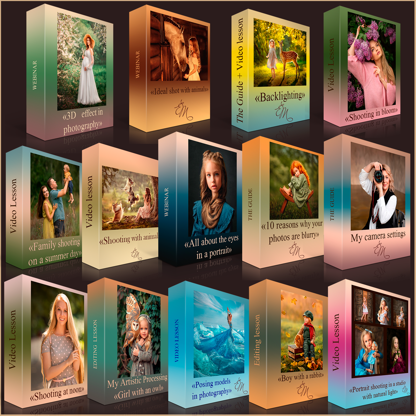 3D effect. Photographer Elena Michelle