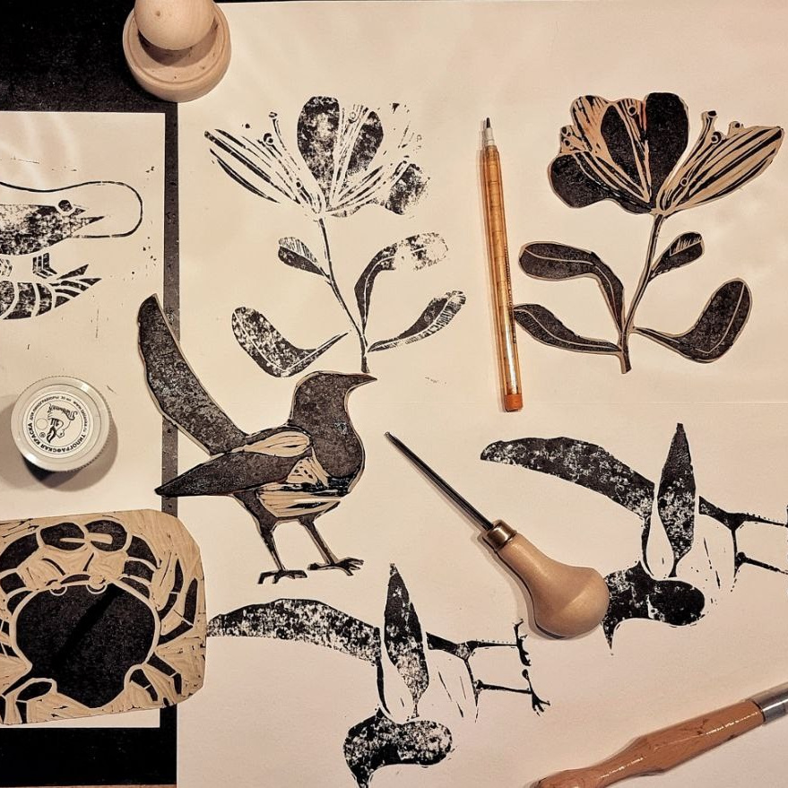 МК «Линогравюра». Декор для дома