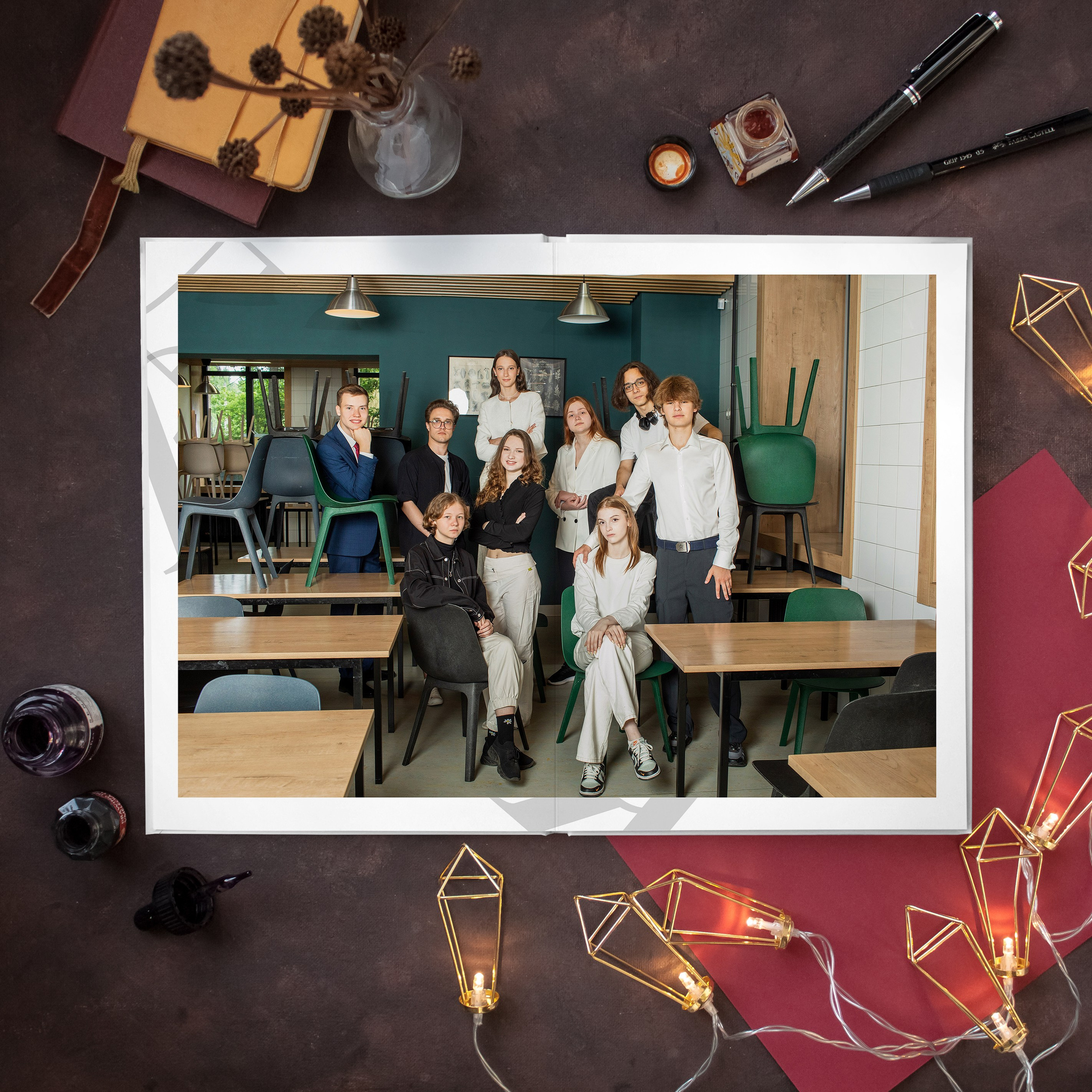 Дизайн «Белый». Выпускные альбомы в Новосибирске фотограф Надежда Ефремова