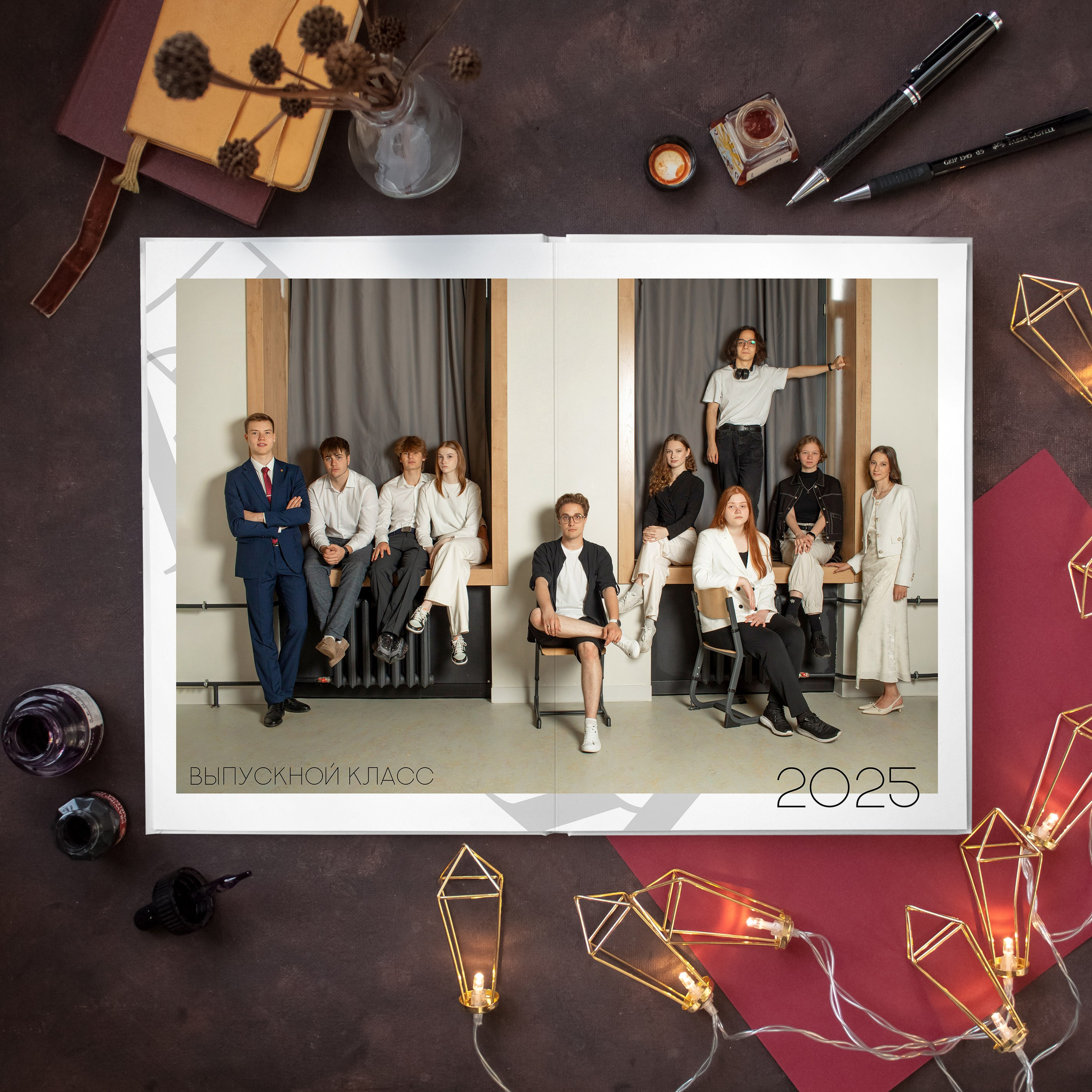 Дизайн «Белый». Выпускные альбомы в Новосибирске фотограф Надежда Ефремова