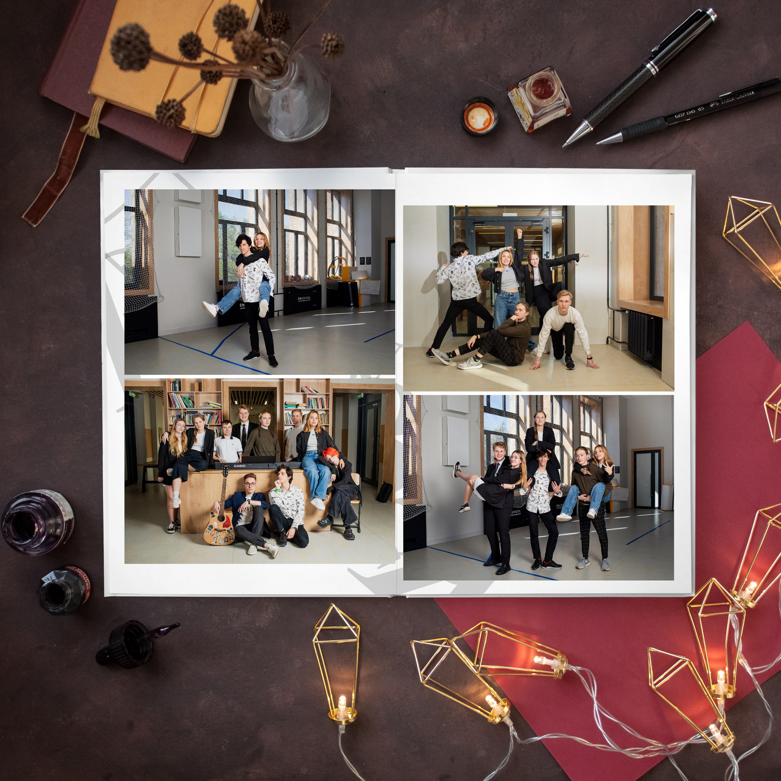 Дизайн «Белый». Выпускные альбомы в Новосибирске фотограф Надежда Ефремова