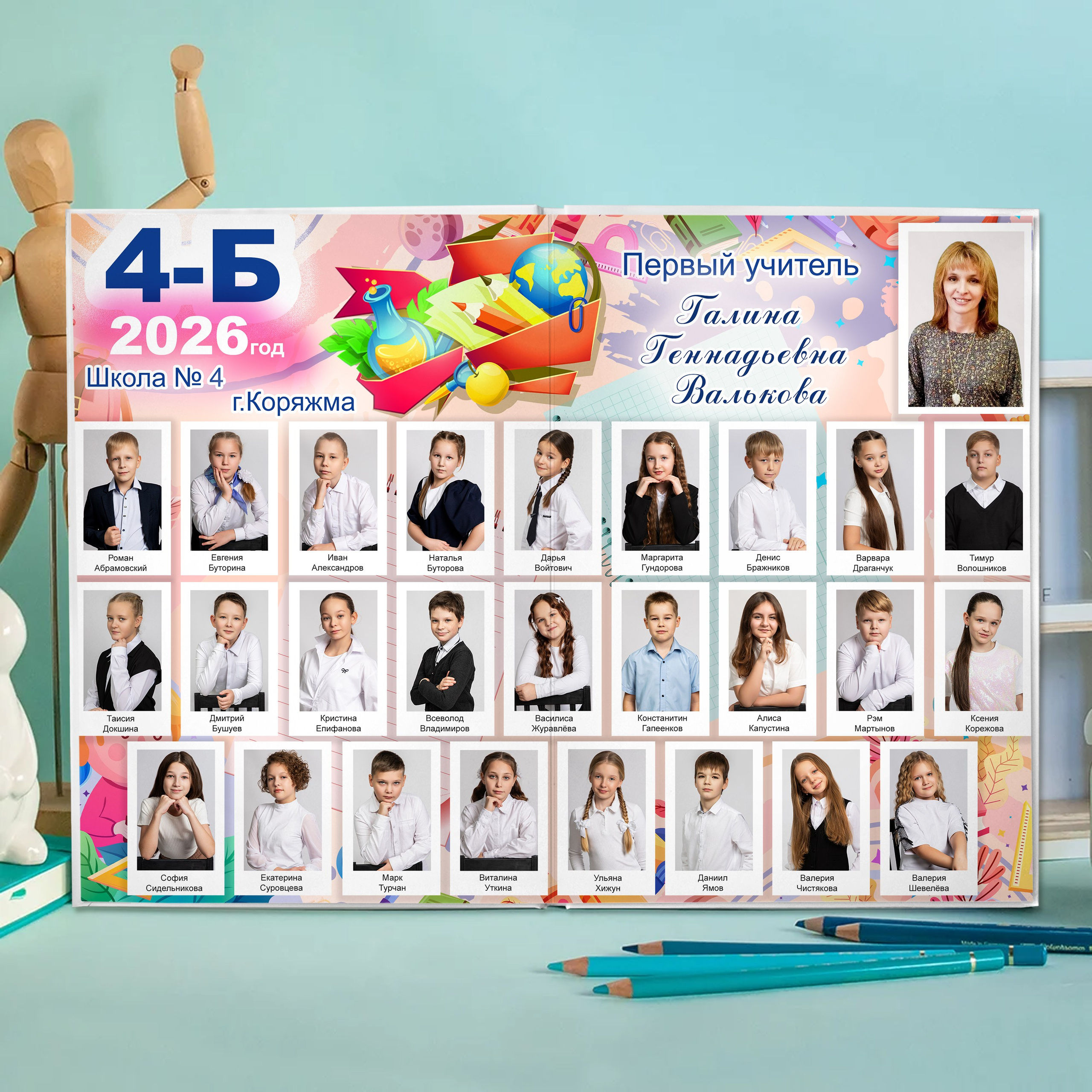 Младшие 1-4 классы. Выпускные альбомы Коряжма