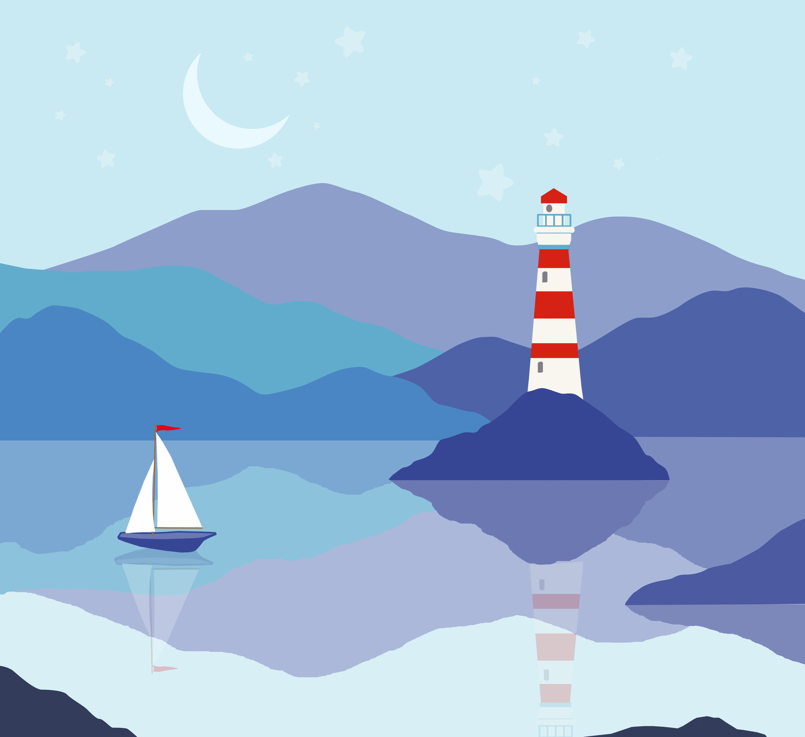 Murals. Interior designer Nataliia Iksanova