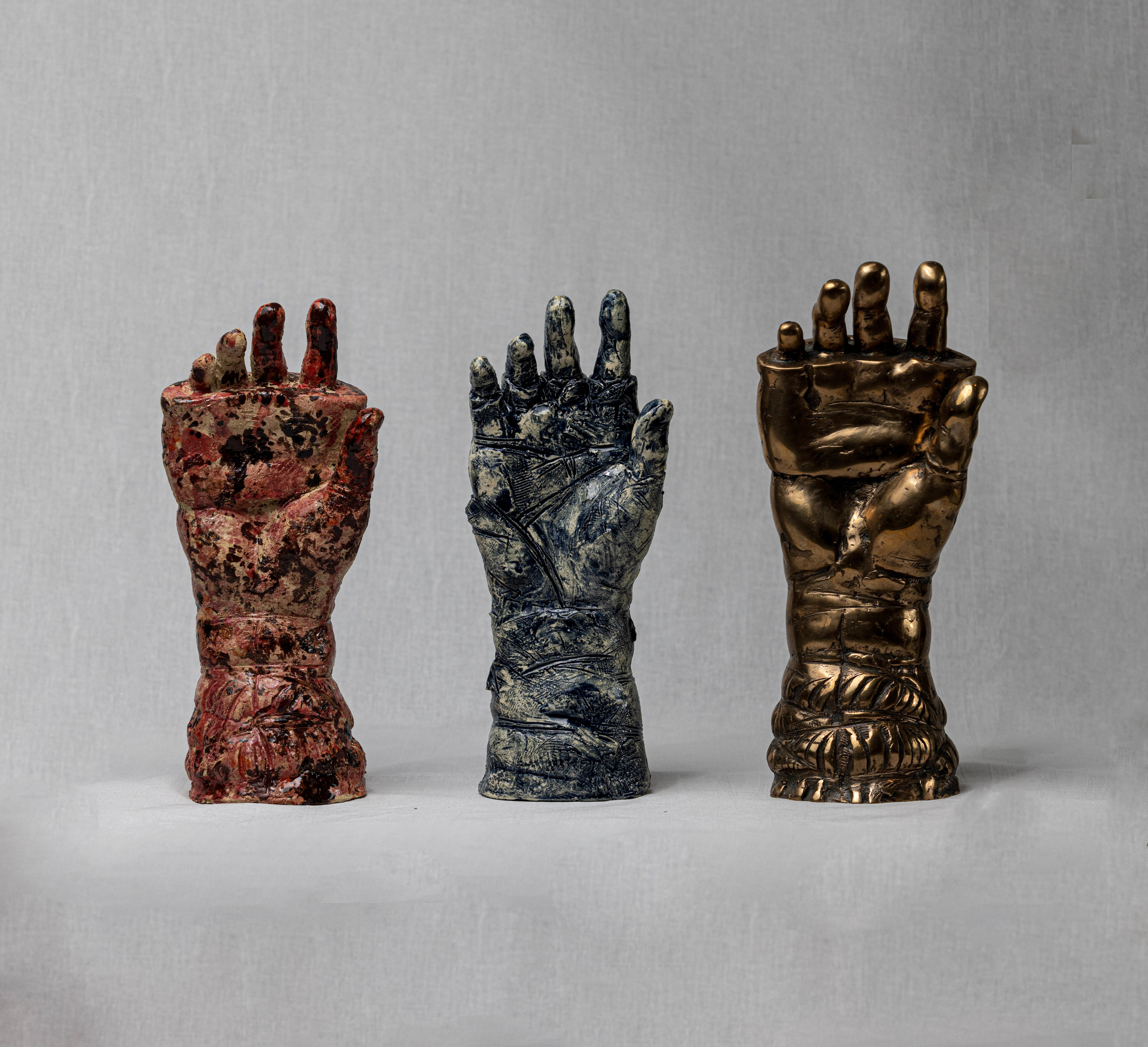 Серия керамических скульптур в авангардном стиле купить в Москве