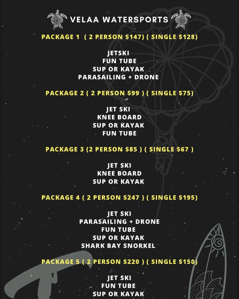 Активный отдых на острове Маафуши, Мальдивы