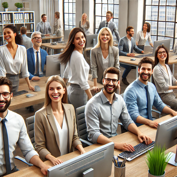 Теперь сотрудники выглядят здоровыми, энергичными и продуктивными.