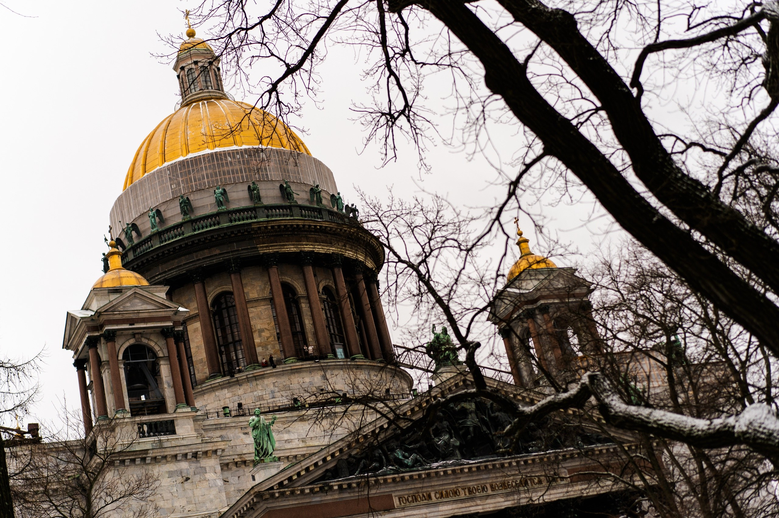 Пейзаж Исаакиевского собора в СПБ Питер