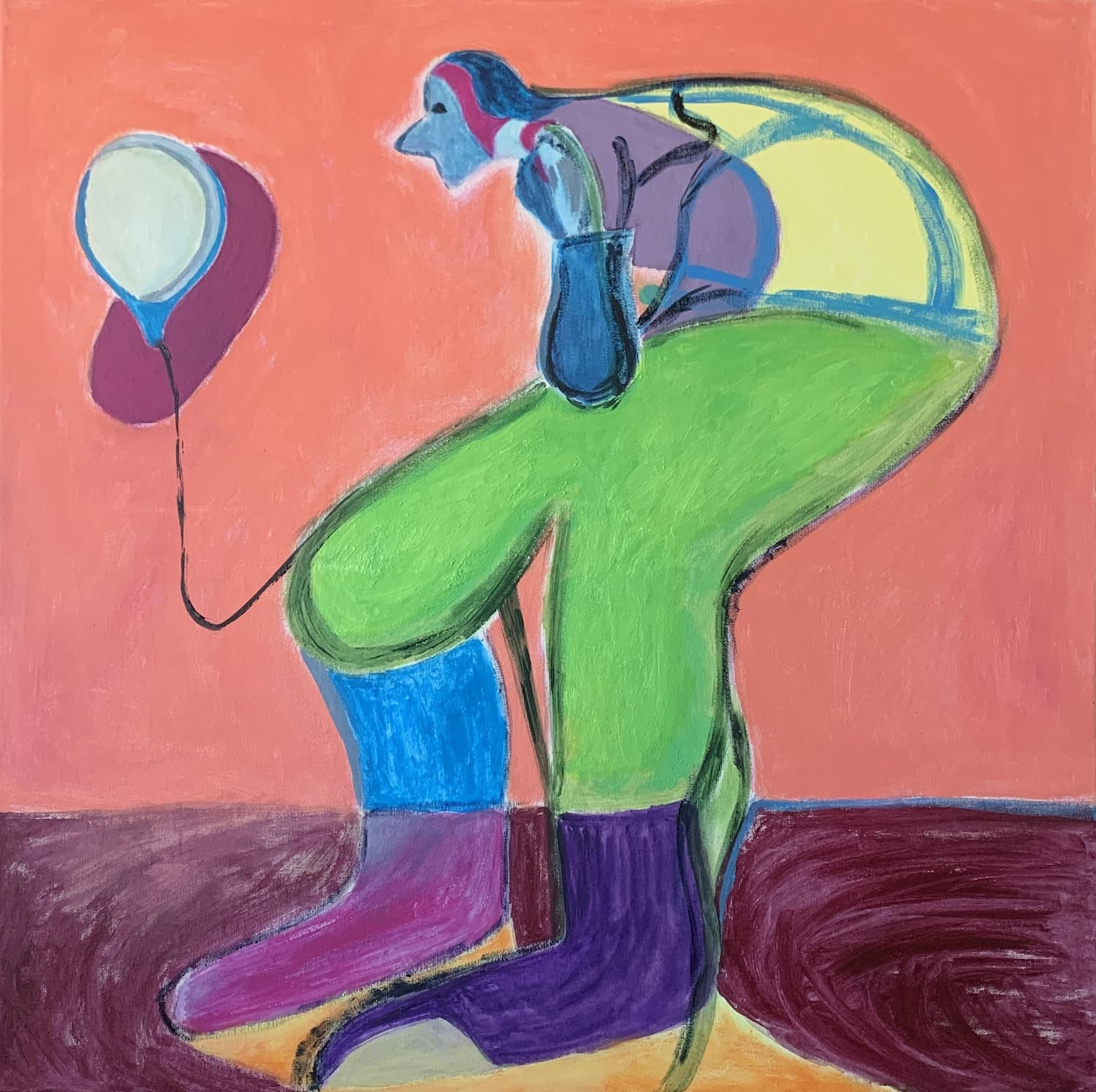 Охотники за шариками. Artist Oleg Semenovykh
