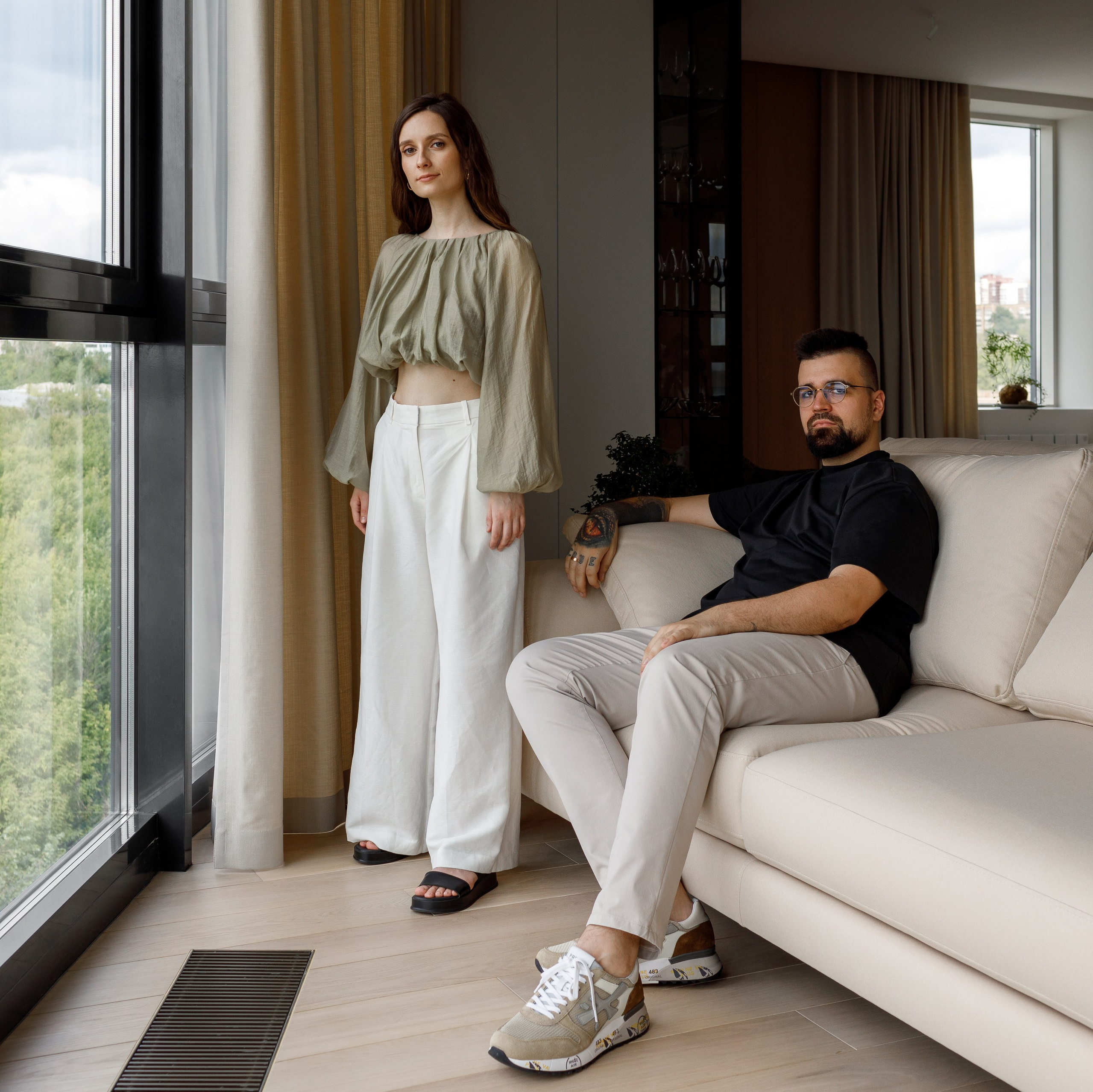 Профессиональная видеосъемка интерьеров в Самаре. Интерьерный фотограф Дима Птицын и стилист Дарья Копылова