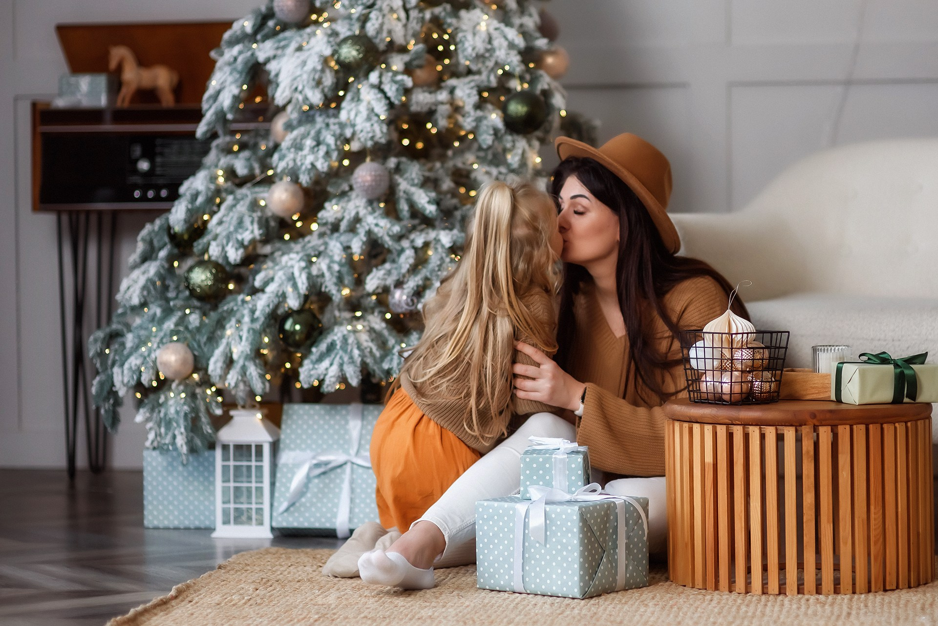 Новогодняя фотосессия в Брянске эмоции в кадре