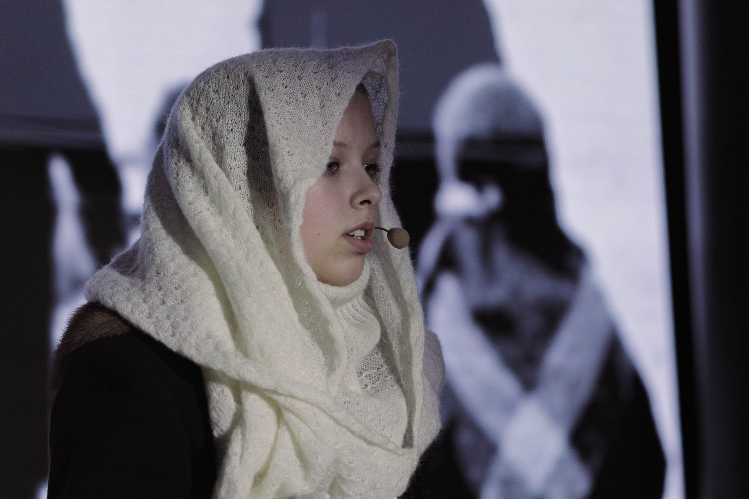 Спектакль "Узелки блокадной памяти", студия художественного слова "Начало", 2024 г. Фотограф: Адмакина Дарья