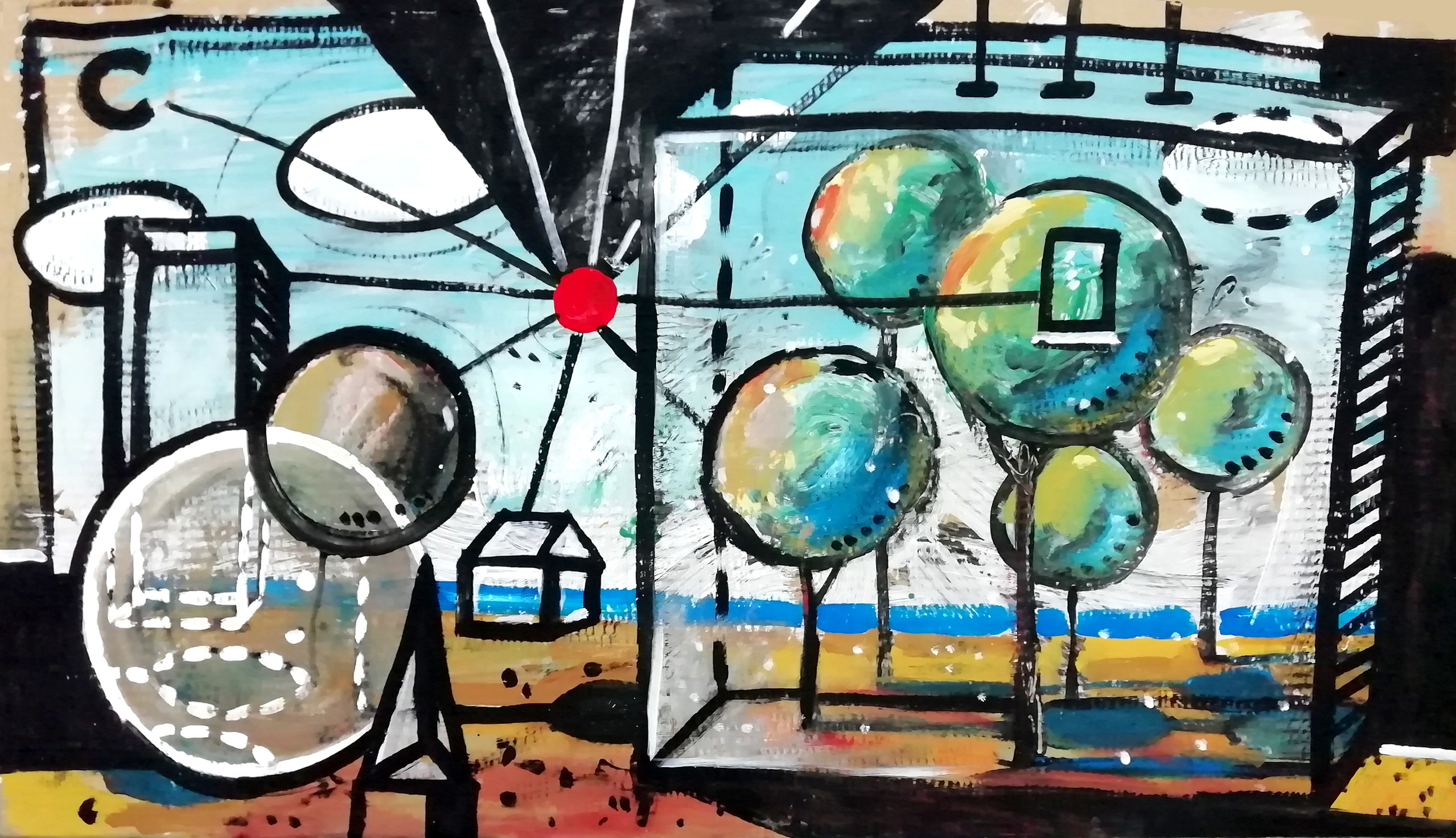 Районы. Художник Рыбак Николай