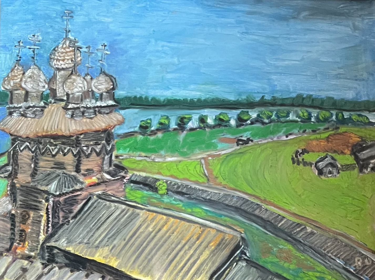 Кижи (177). Цена: 8000 р. Художник Ромен Оганян