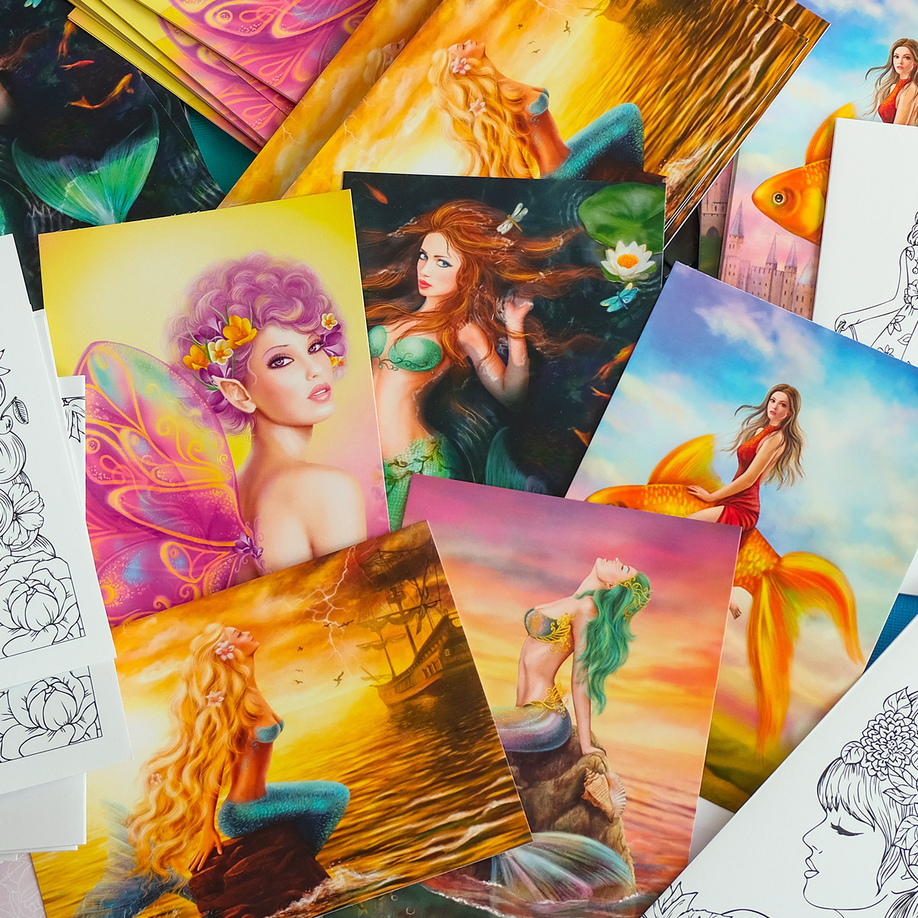 Авторская раскраска Маскарад. Раскраски Алёны Лазаревой