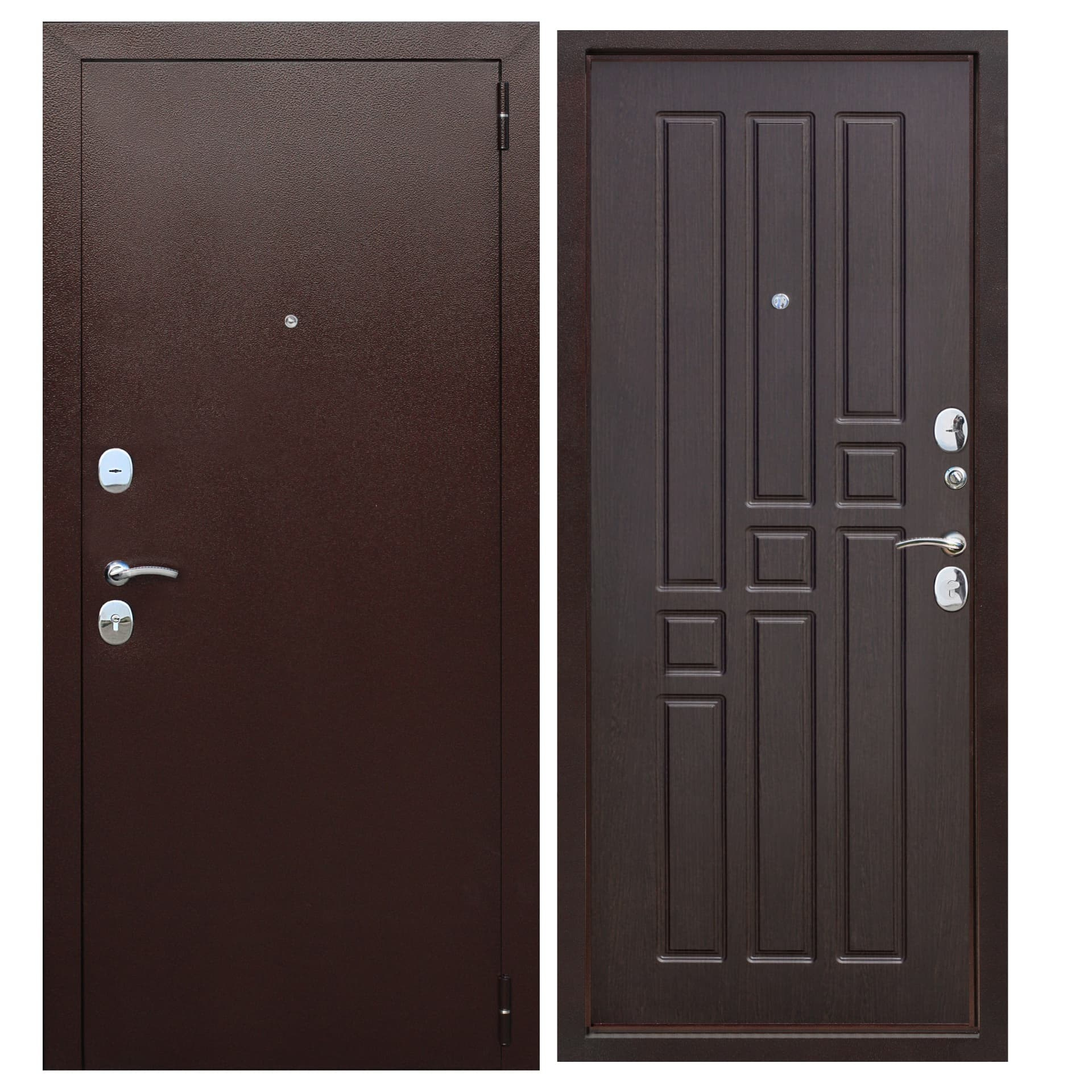 Дверь входная металлическая Гарда. 2 замка .утепление полистерол.