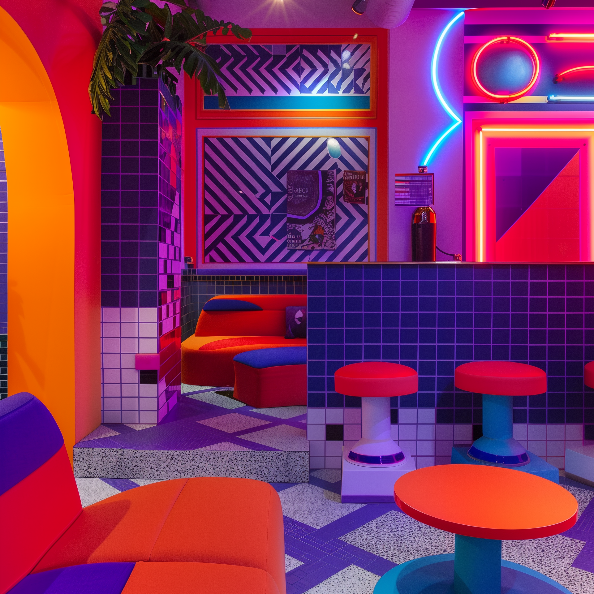 Концепт в Midjourney. 3D визуализация интерьера и архитектурной среды