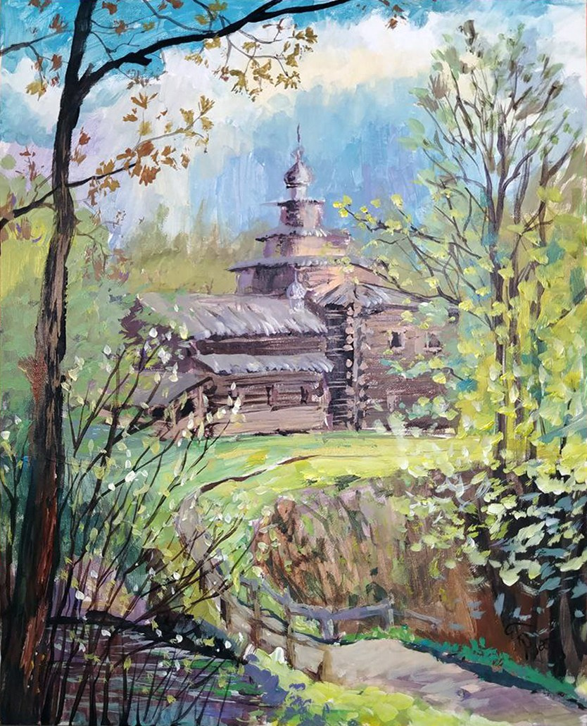 картины, живопись, масло, акрил, интерьерные картины, монастырь