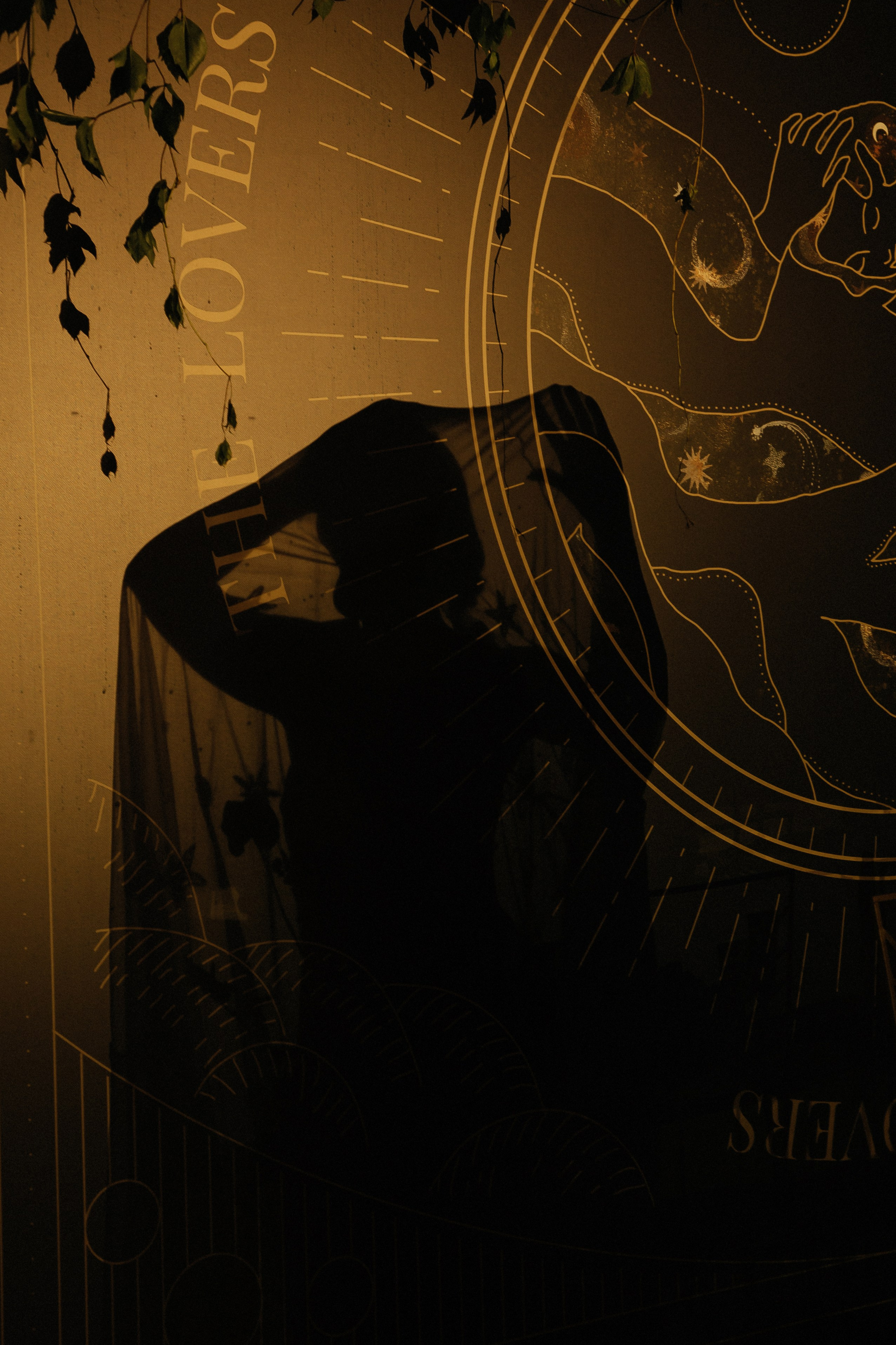 детальный снимок образа невесты